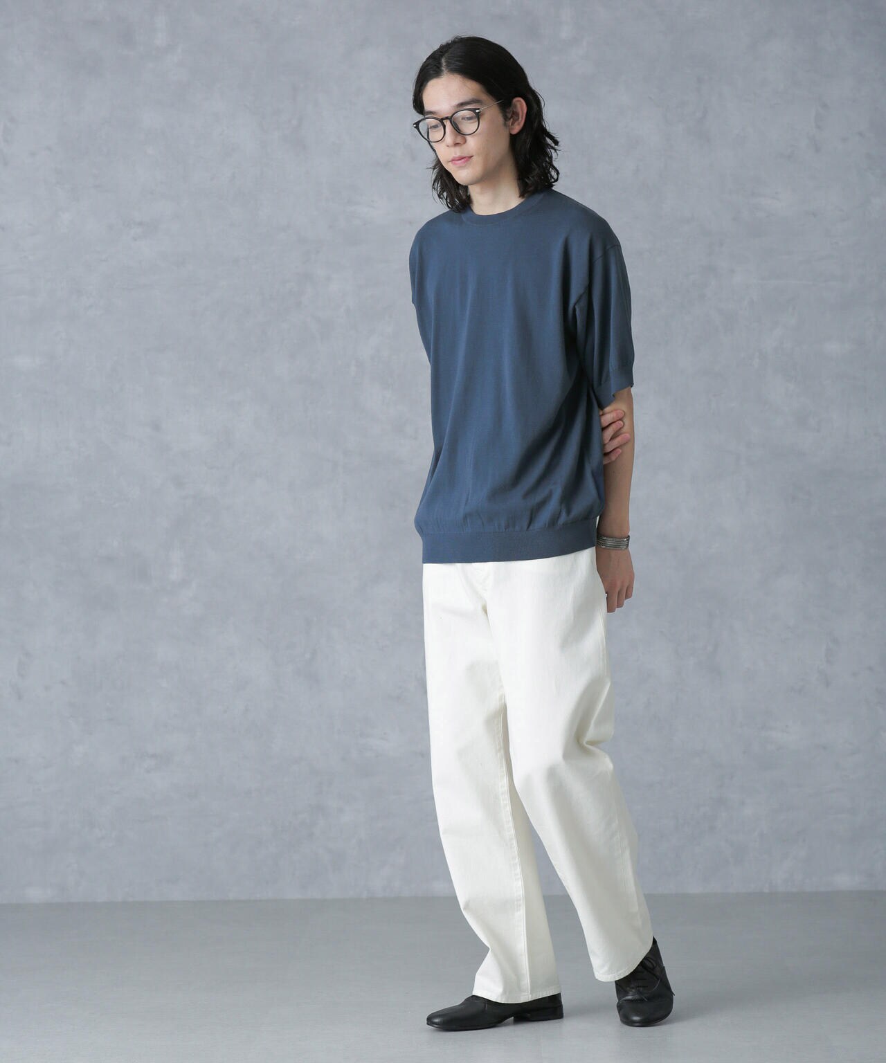 crepuscule/別注 S/S CREWNECK KNIT 6704122039