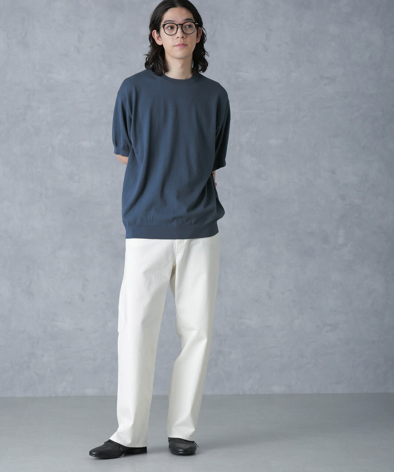 crepuscule/別注 S/S CREWNECK KNIT 6704122039