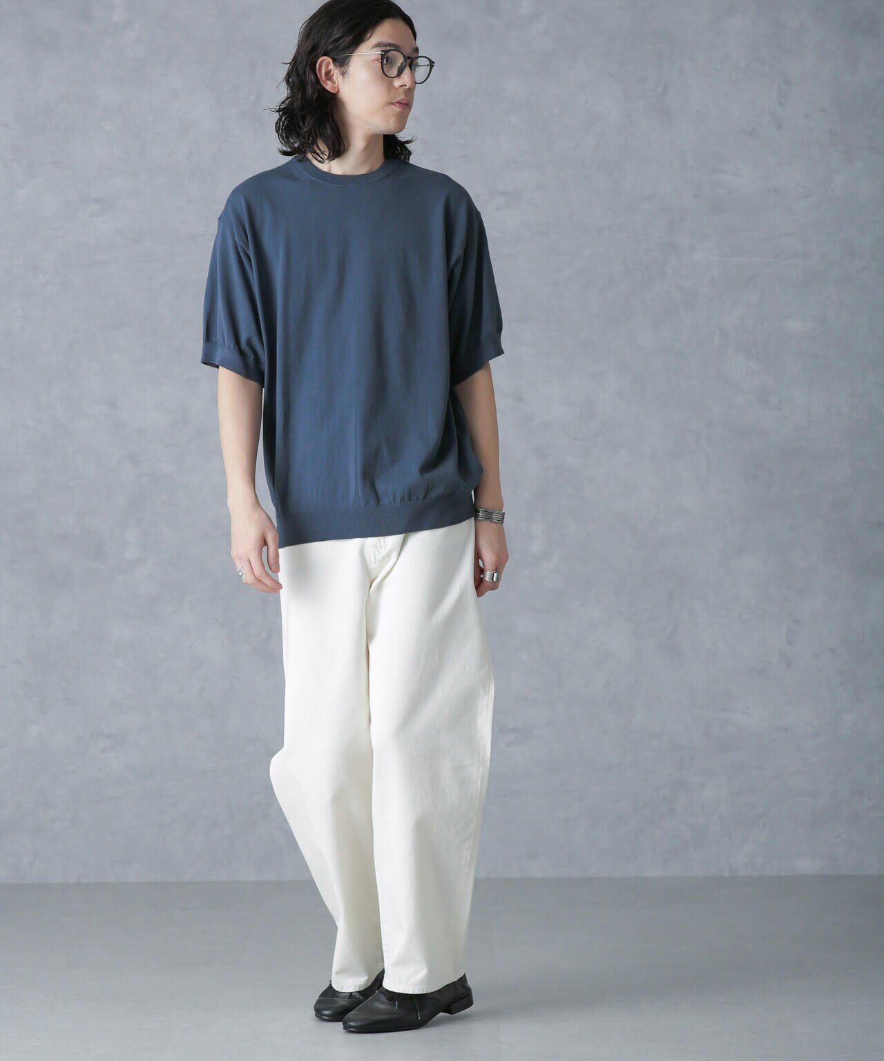 crepuscule/別注 S/S CREWNECK KNIT 6704122039