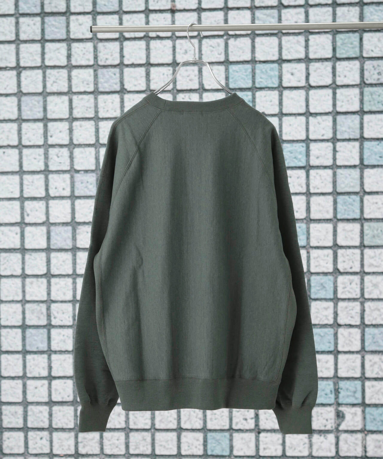 ULTERIOR/FADED SILKY TERRY SWEAT SHIRT 6704123108