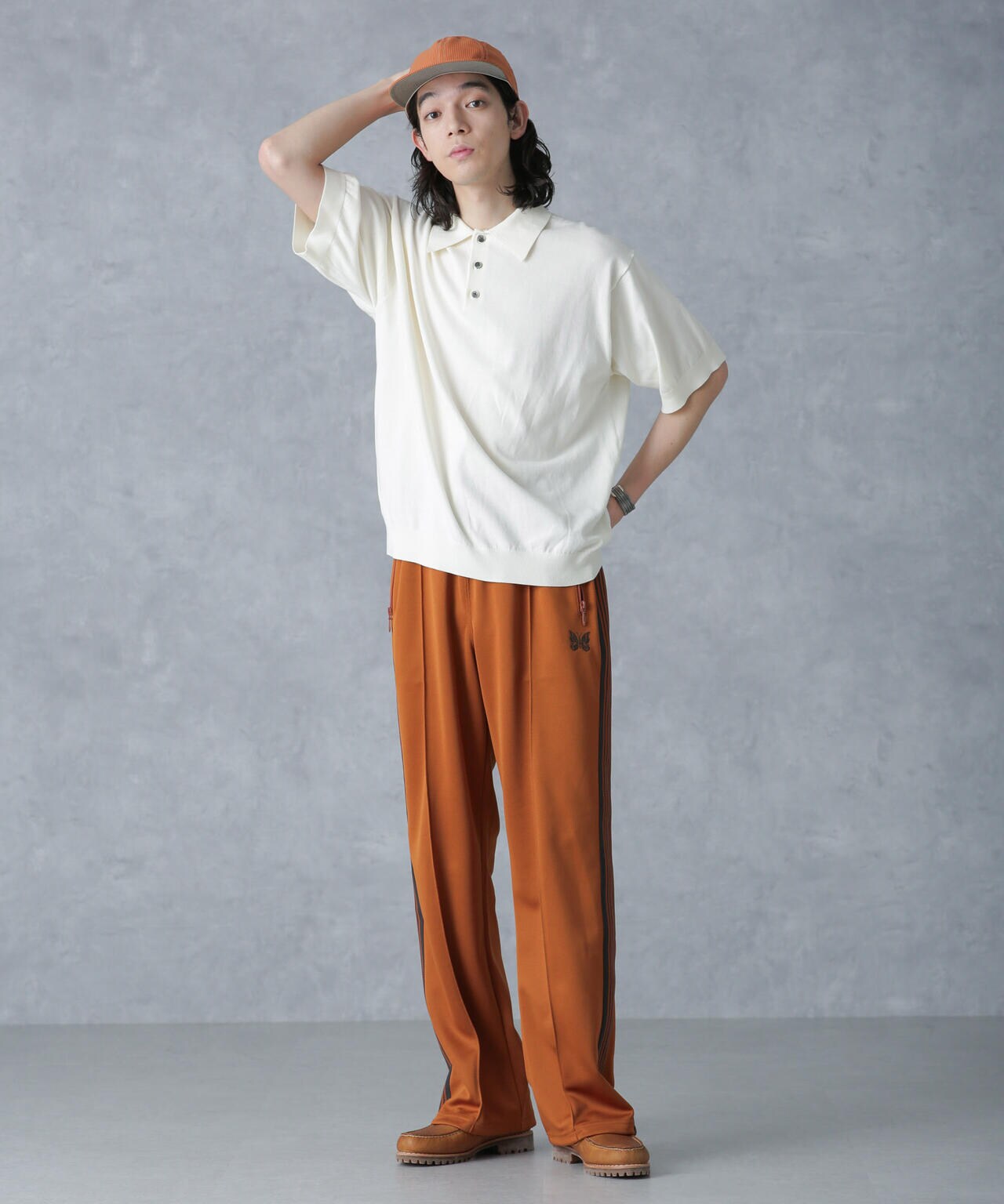 crepuscule/別注 S/S KNIT POLO 6704124027