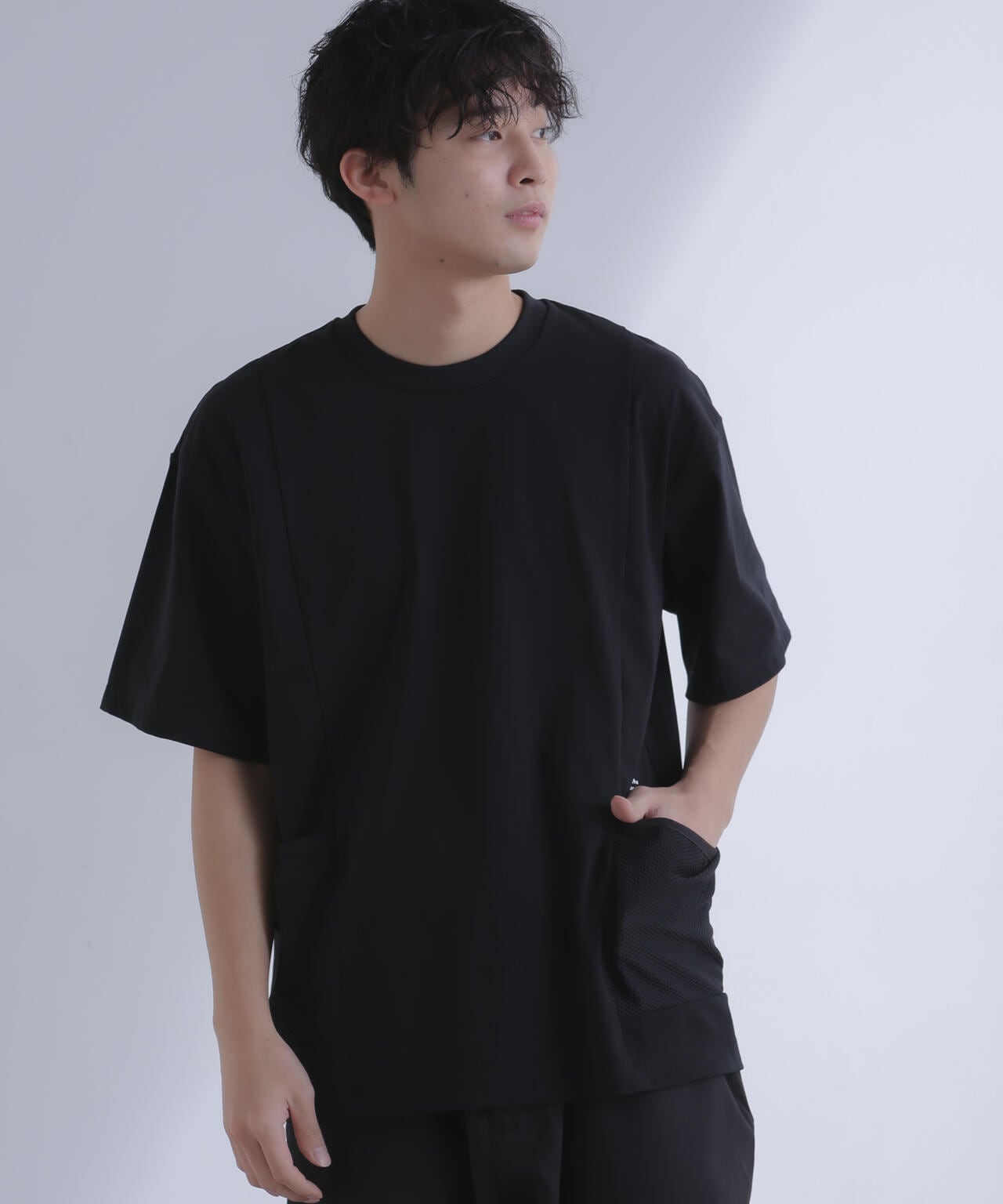 White Mountaineering/SIDE POCKETS T-SHIRT 6704124048