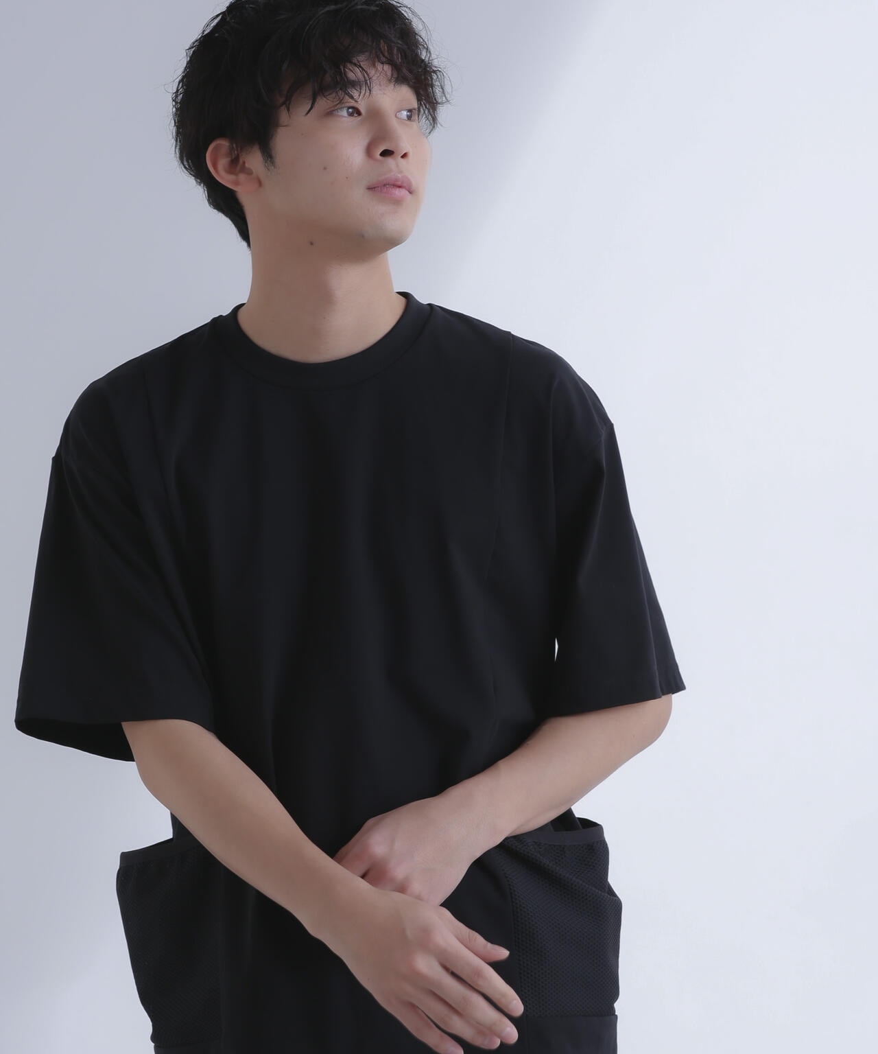 White Mountaineering/SIDE POCKETS T-SHIRT 6704124048
