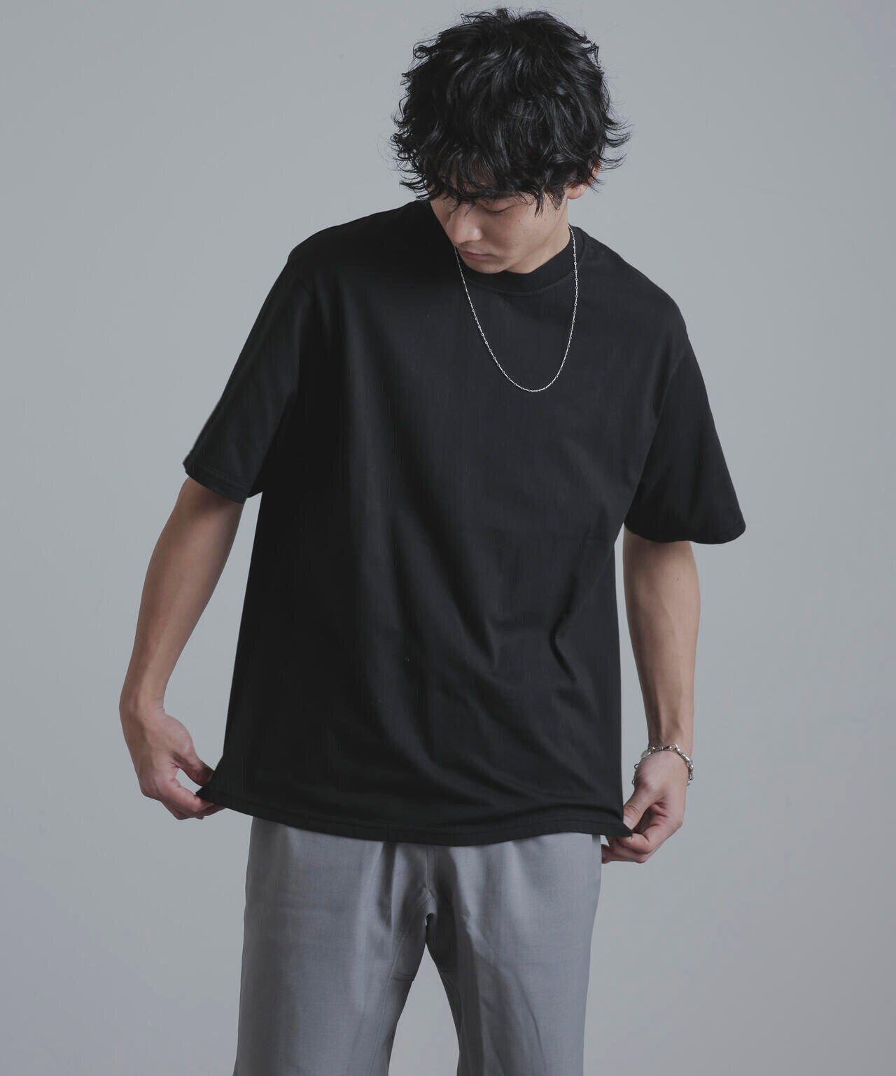 Yonetomi/別注 Yonetomi NEW BASIC T-SHIRT 6704124049