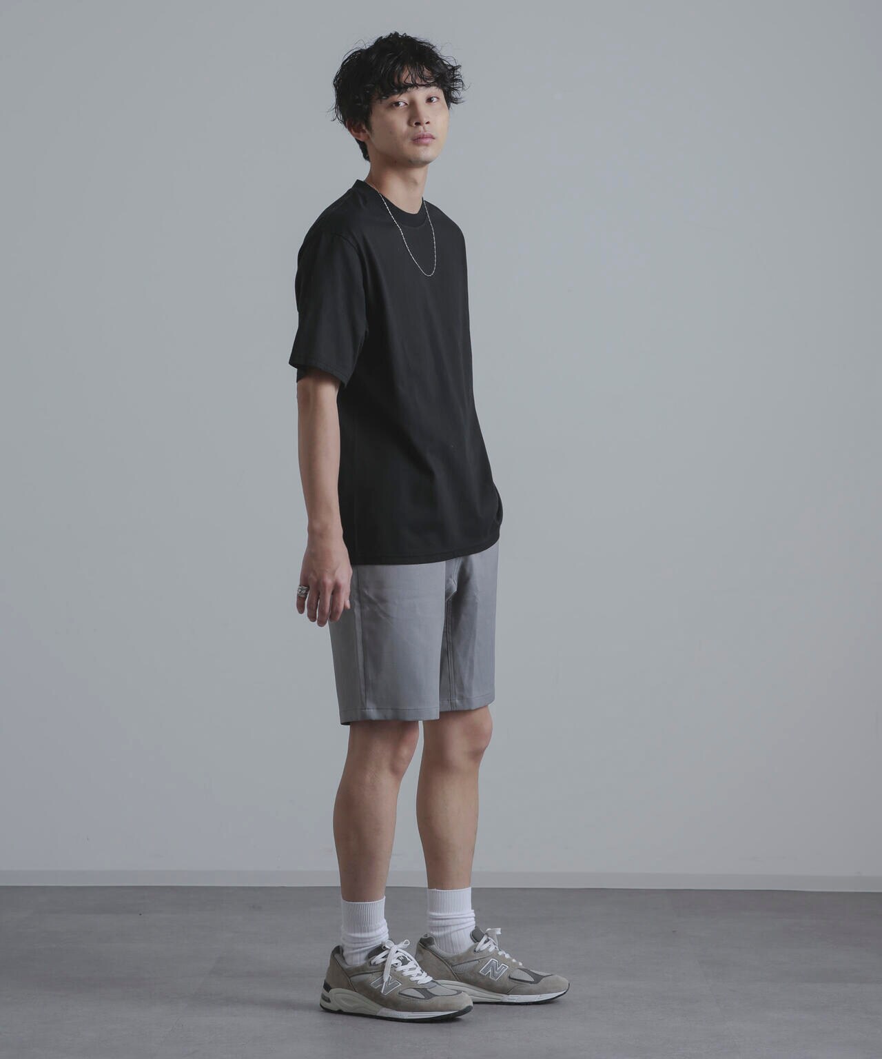 Yonetomi/別注 Yonetomi NEW BASIC T-SHIRT 6704124049