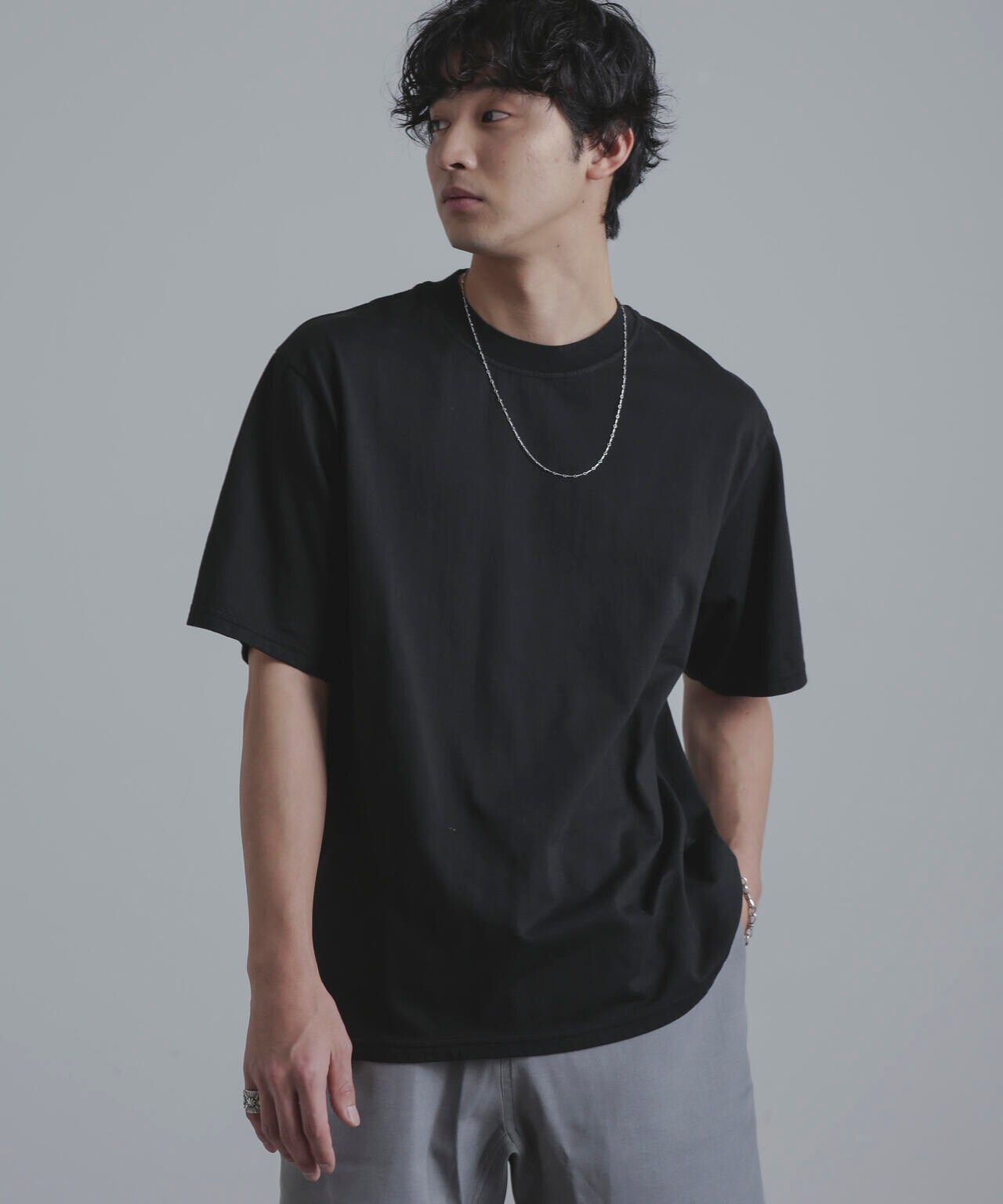Yonetomi/別注 Yonetomi NEW BASIC T-SHIRT 6704124049