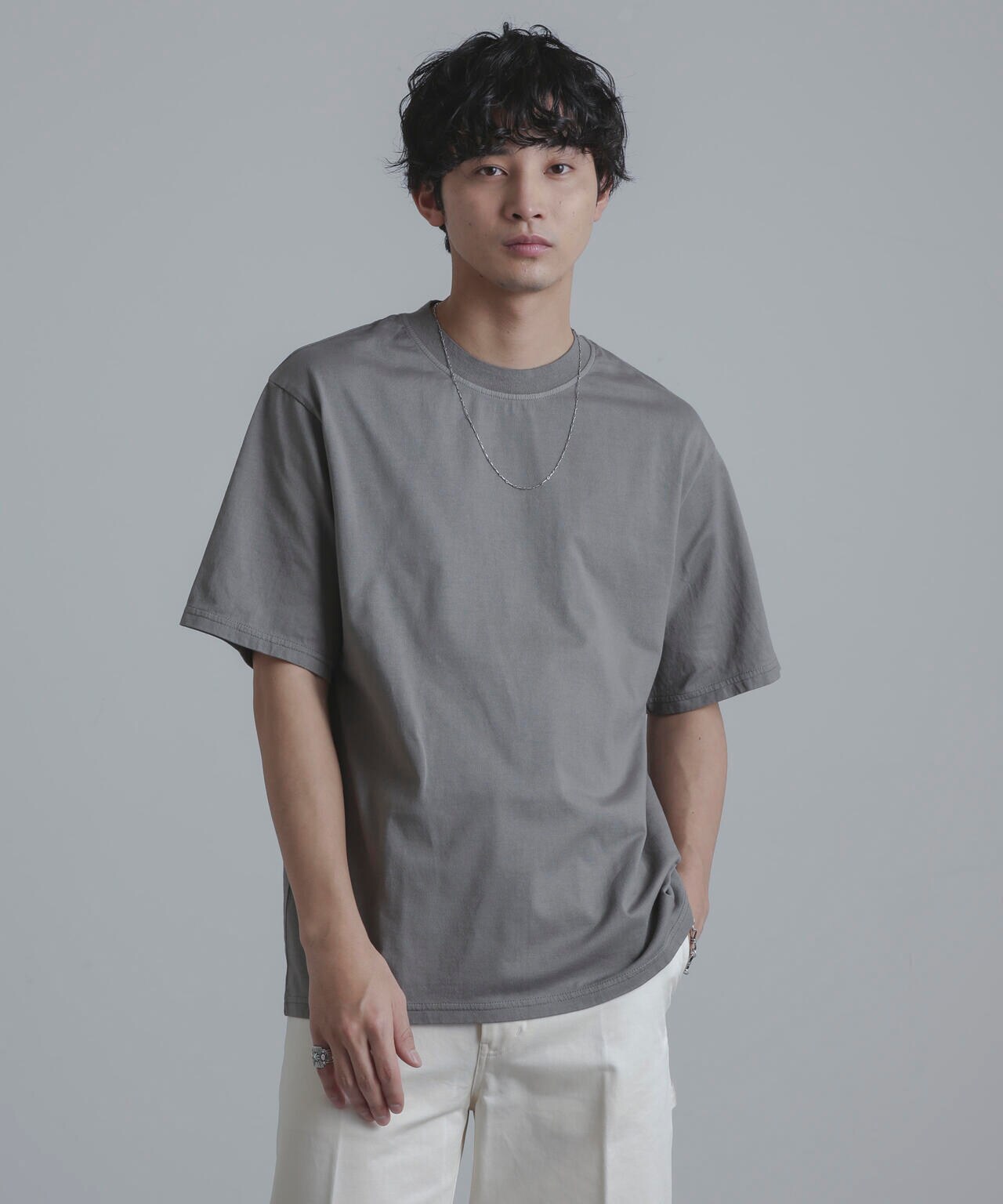 Yonetomi/別注 Yonetomi NEW BASIC T-SHIRT 6704124049