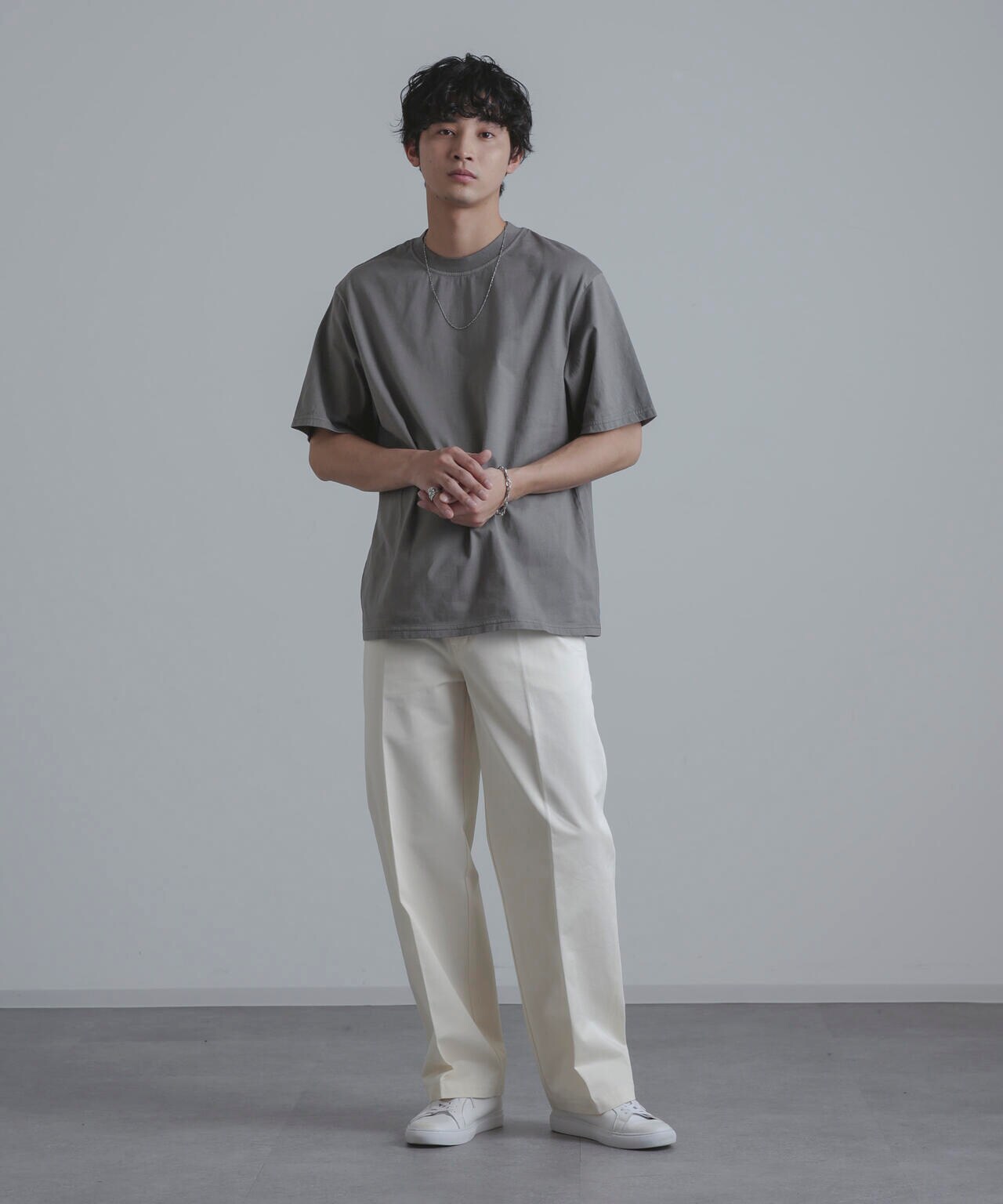 Yonetomi/別注 Yonetomi NEW BASIC T-SHIRT 6704124049