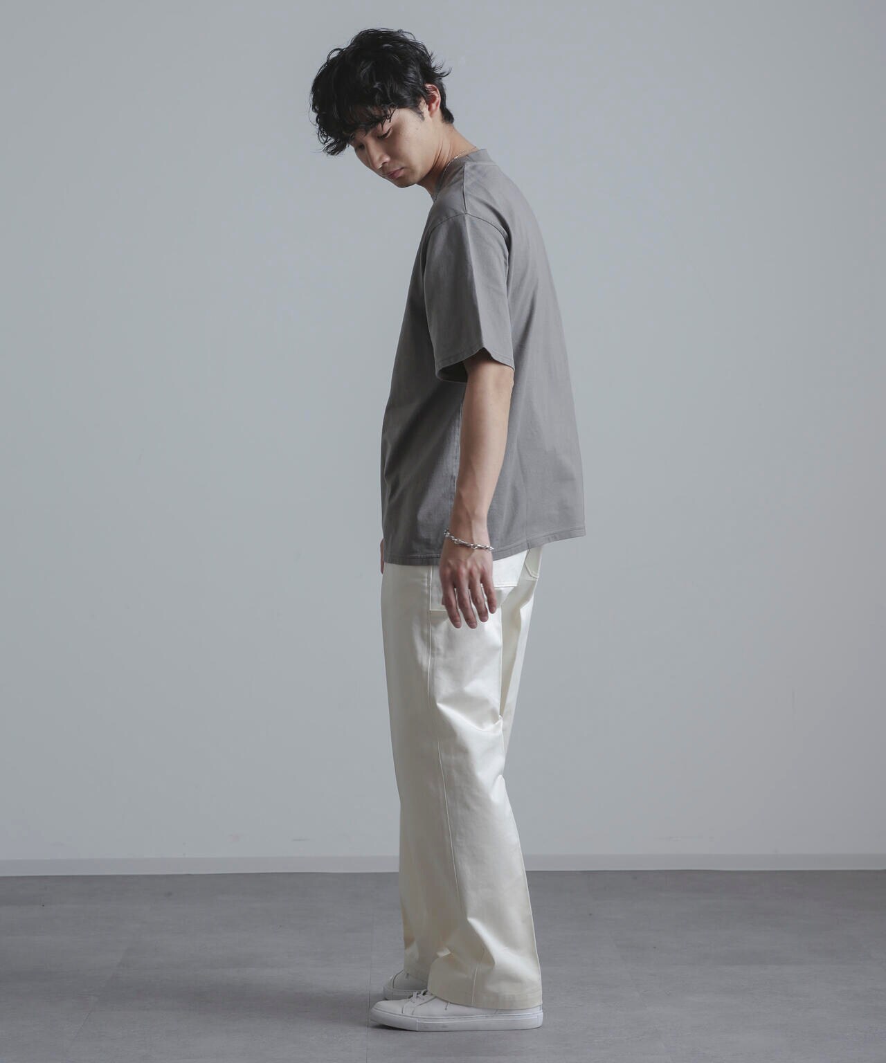 Yonetomi/別注 Yonetomi NEW BASIC T-SHIRT 6704124049