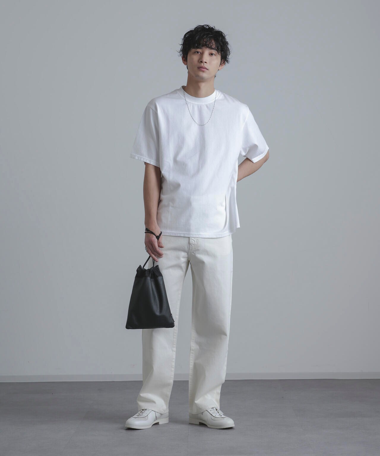 Yonetomi/別注 Yonetomi NEW BASIC T-SHIRT 6704124049