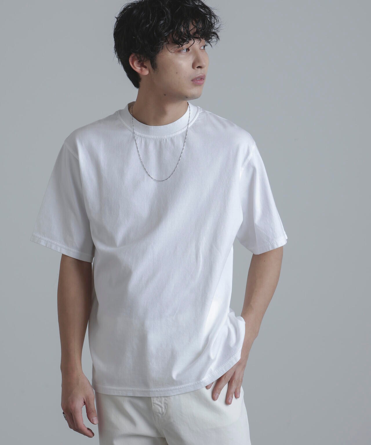 Yonetomi/別注 Yonetomi NEW BASIC T-SHIRT 6704124049