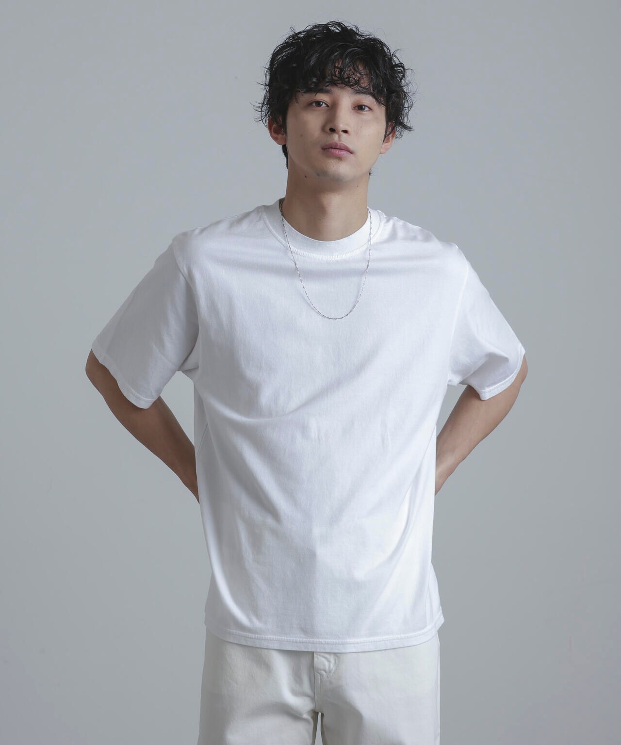 Yonetomi/別注 Yonetomi NEW BASIC T-SHIRT 6704124049