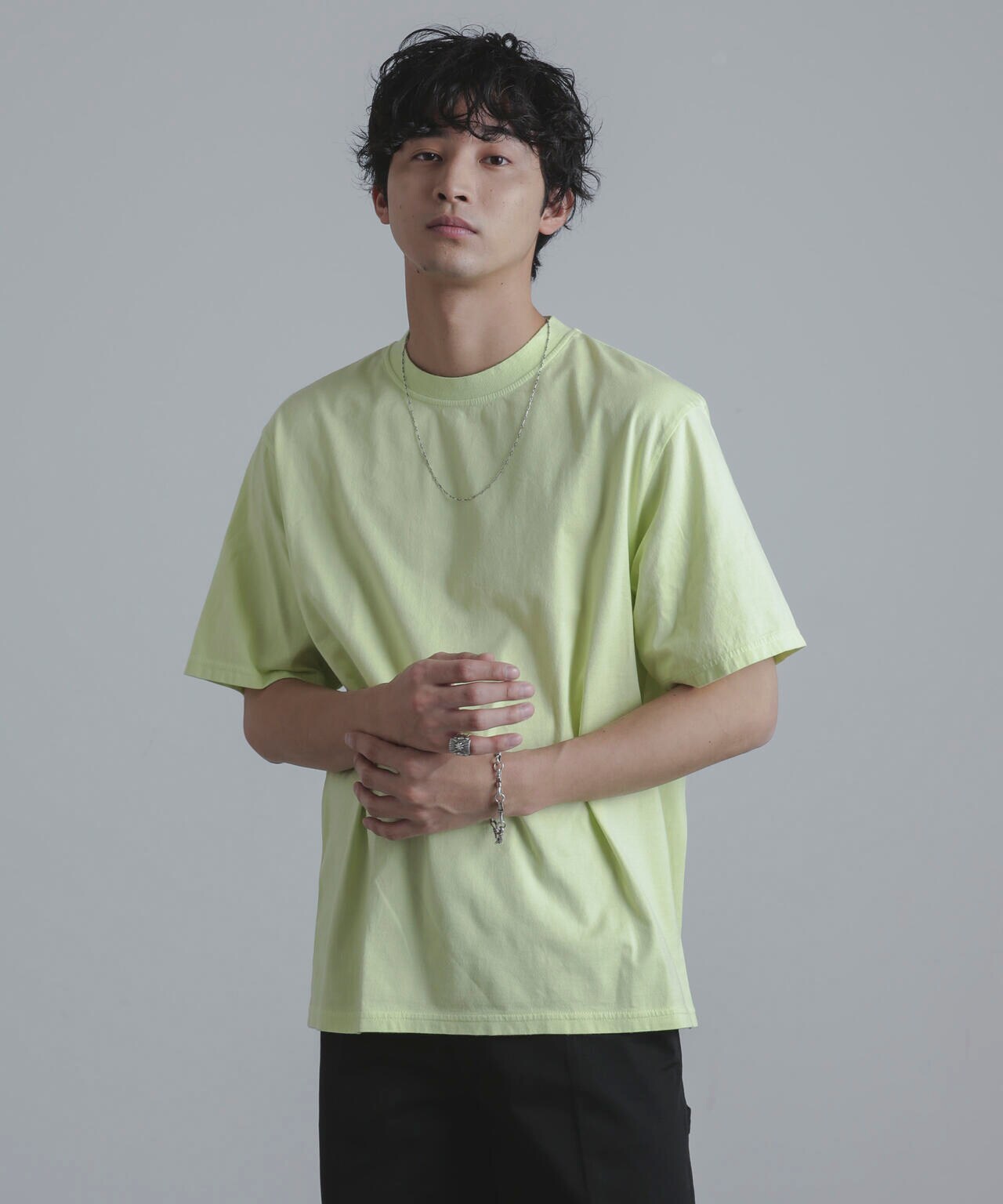 Yonetomi/別注 Yonetomi NEW BASIC T-SHIRT 6704124049