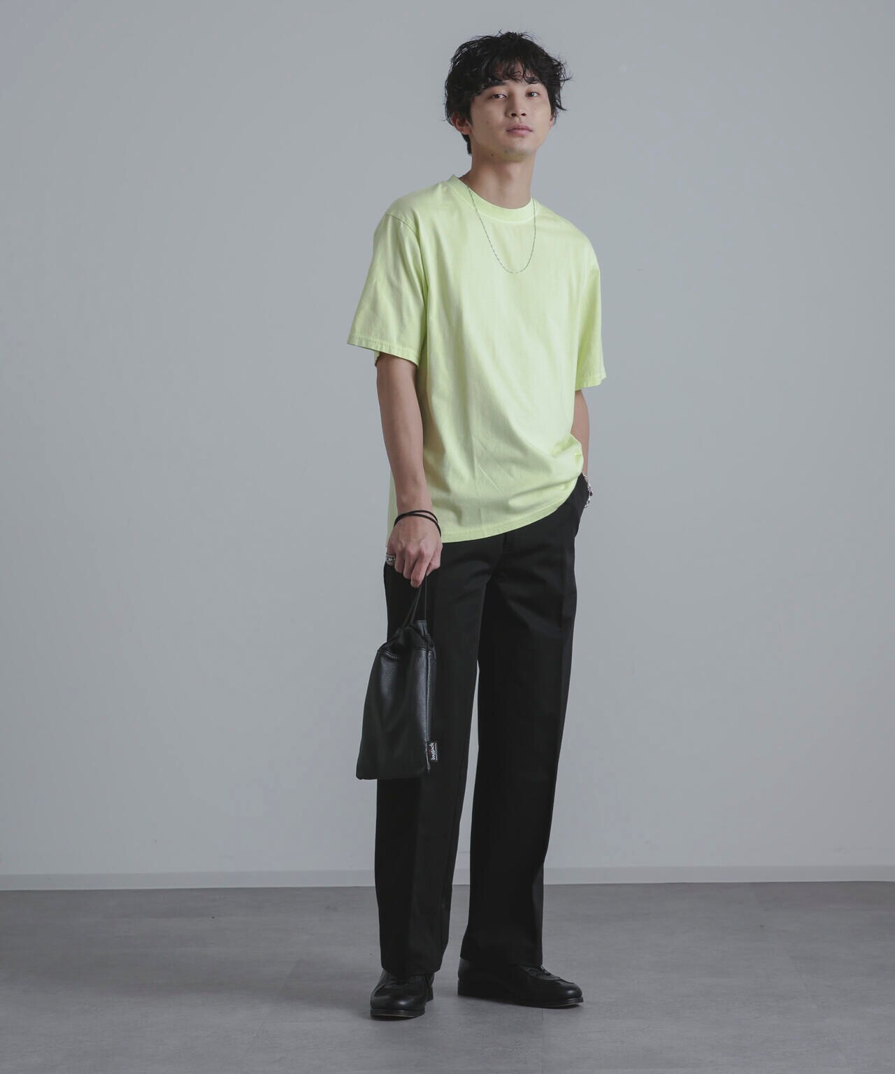 Yonetomi/別注 Yonetomi NEW BASIC T-SHIRT 6704124049