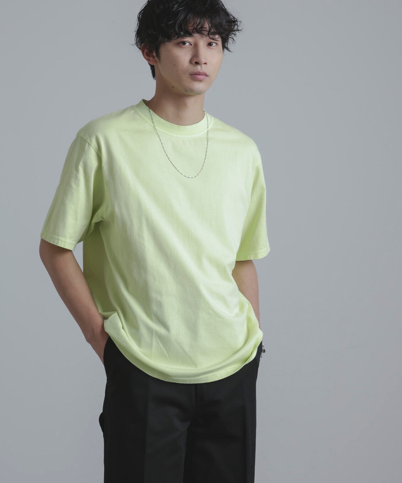Yonetomi/別注 Yonetomi NEW BASIC T-SHIRT 6704124049
