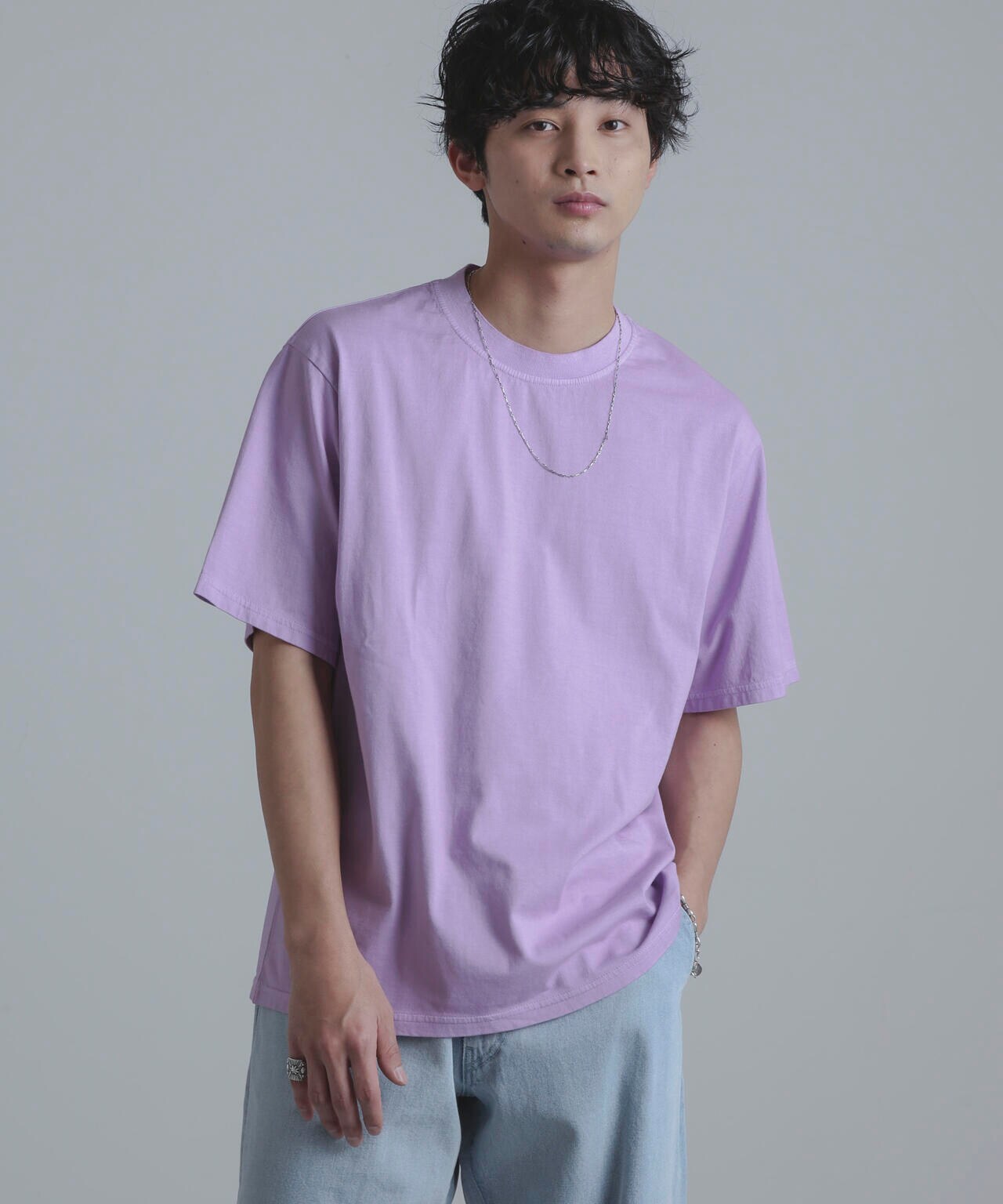 Yonetomi/別注 Yonetomi NEW BASIC T-SHIRT 6704124049