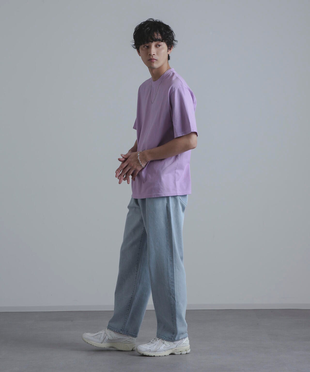 Yonetomi/別注 Yonetomi NEW BASIC T-SHIRT 6704124049