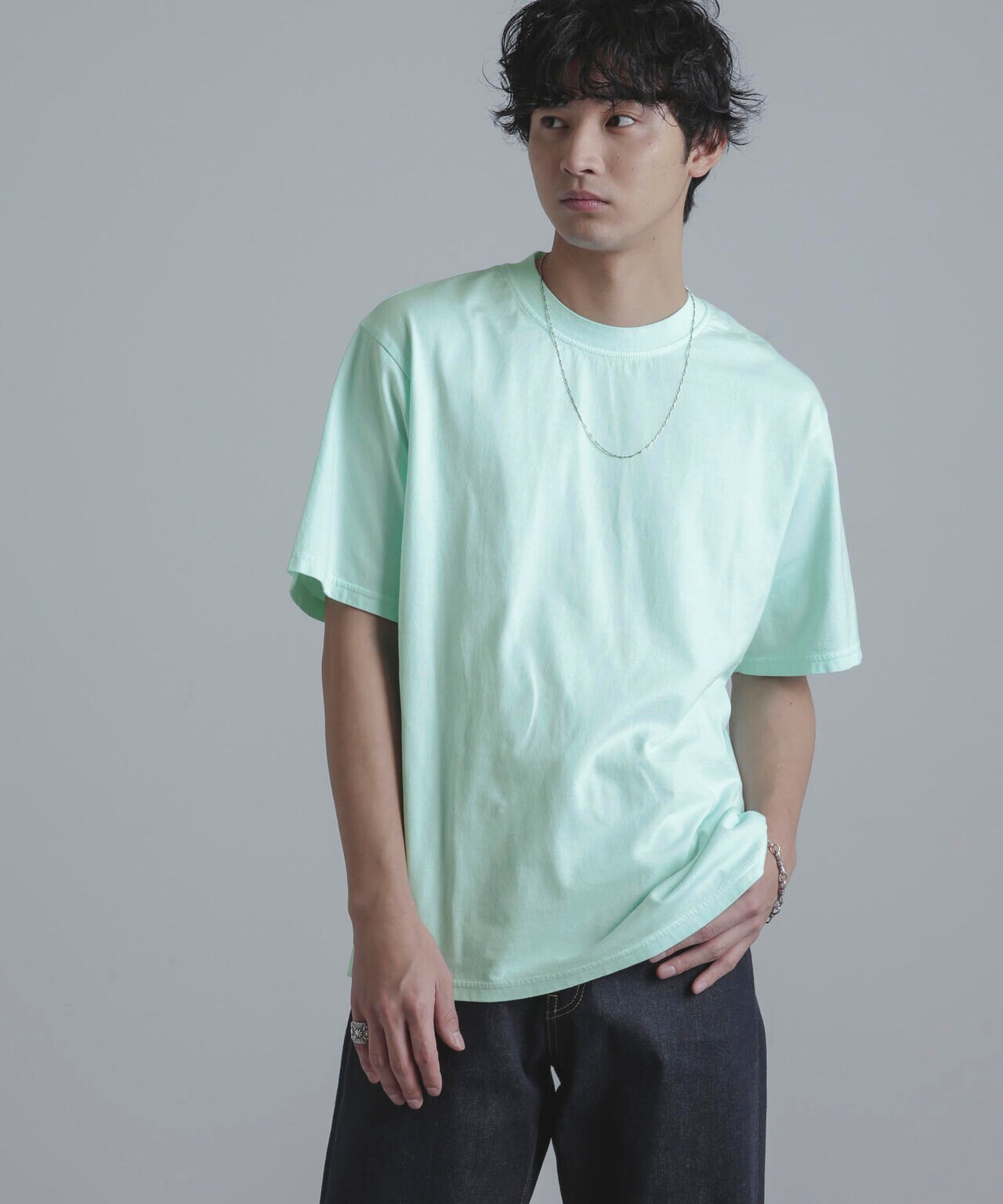 Yonetomi/別注 Yonetomi NEW BASIC T-SHIRT 6704124049