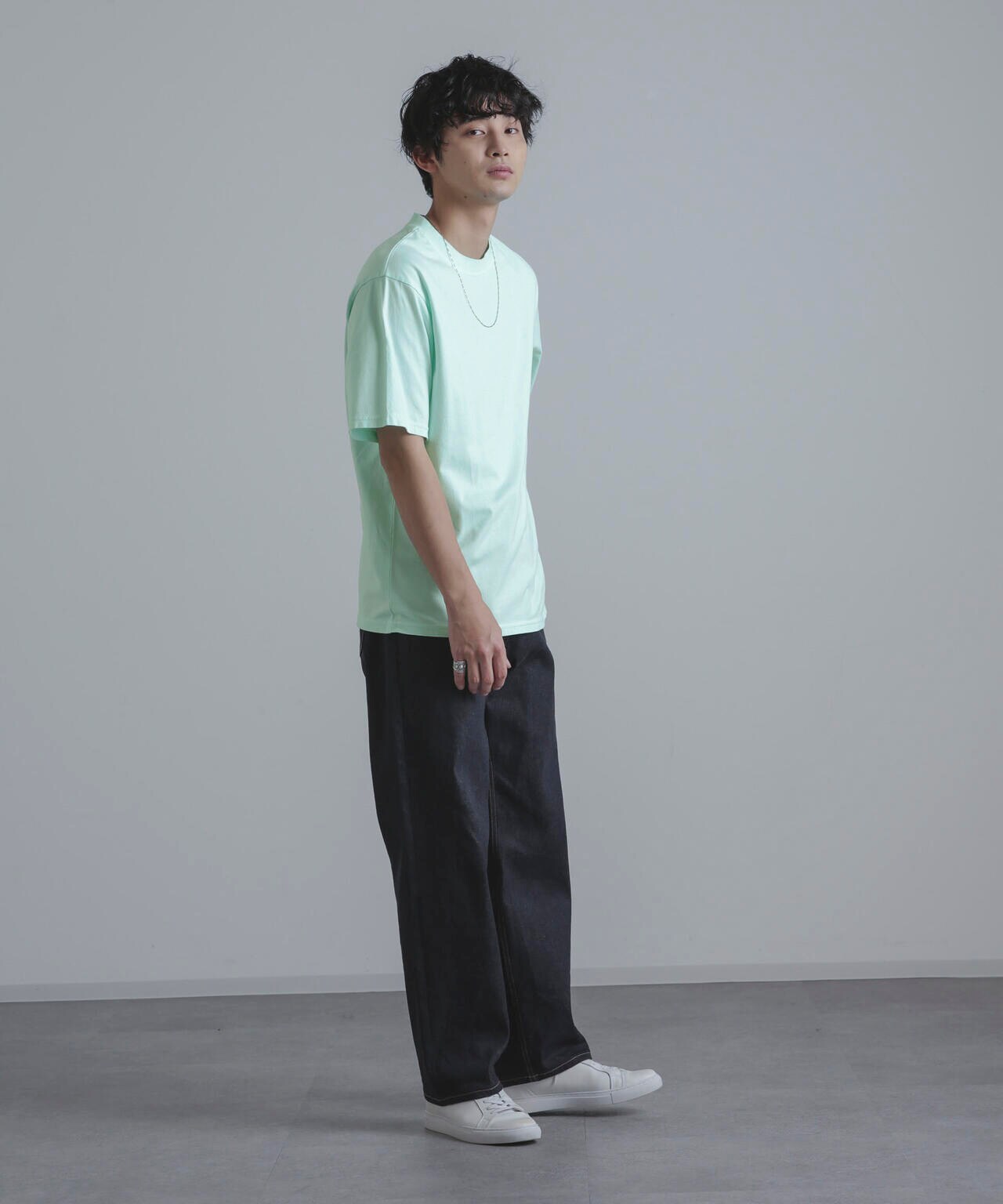 Yonetomi/別注 Yonetomi NEW BASIC T-SHIRT 6704124049
