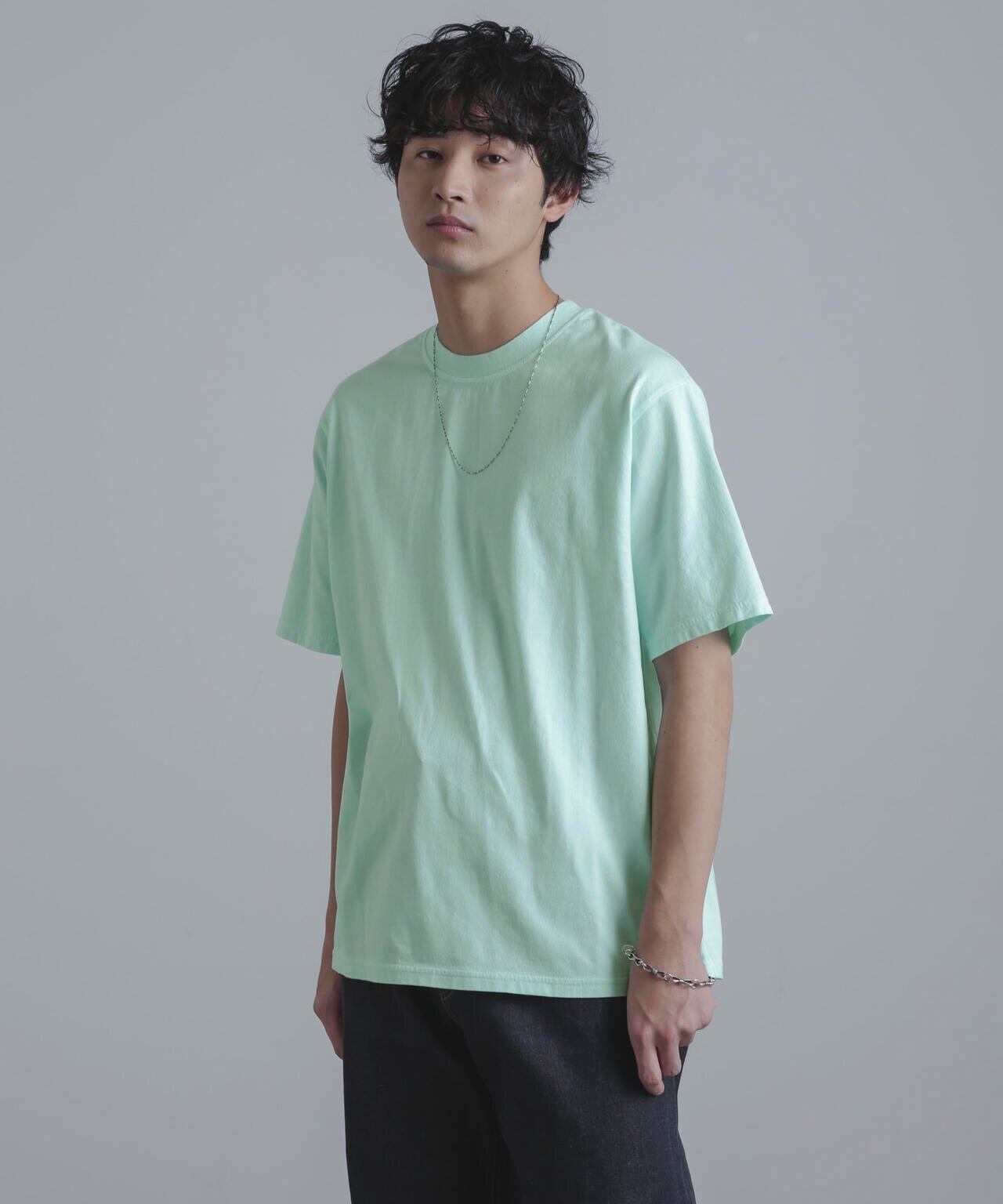 Yonetomi/別注 Yonetomi NEW BASIC T-SHIRT 6704124049