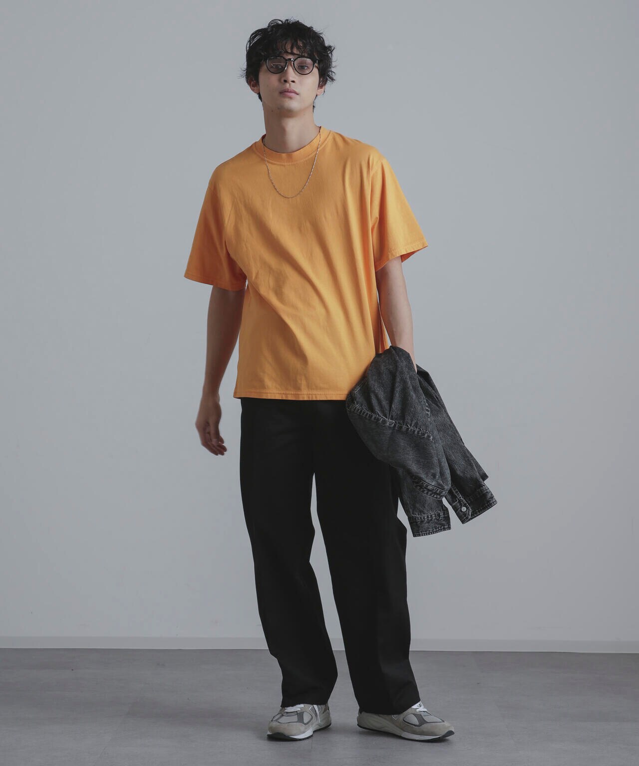 Yonetomi/別注 Yonetomi NEW BASIC T-SHIRT 6704124049
