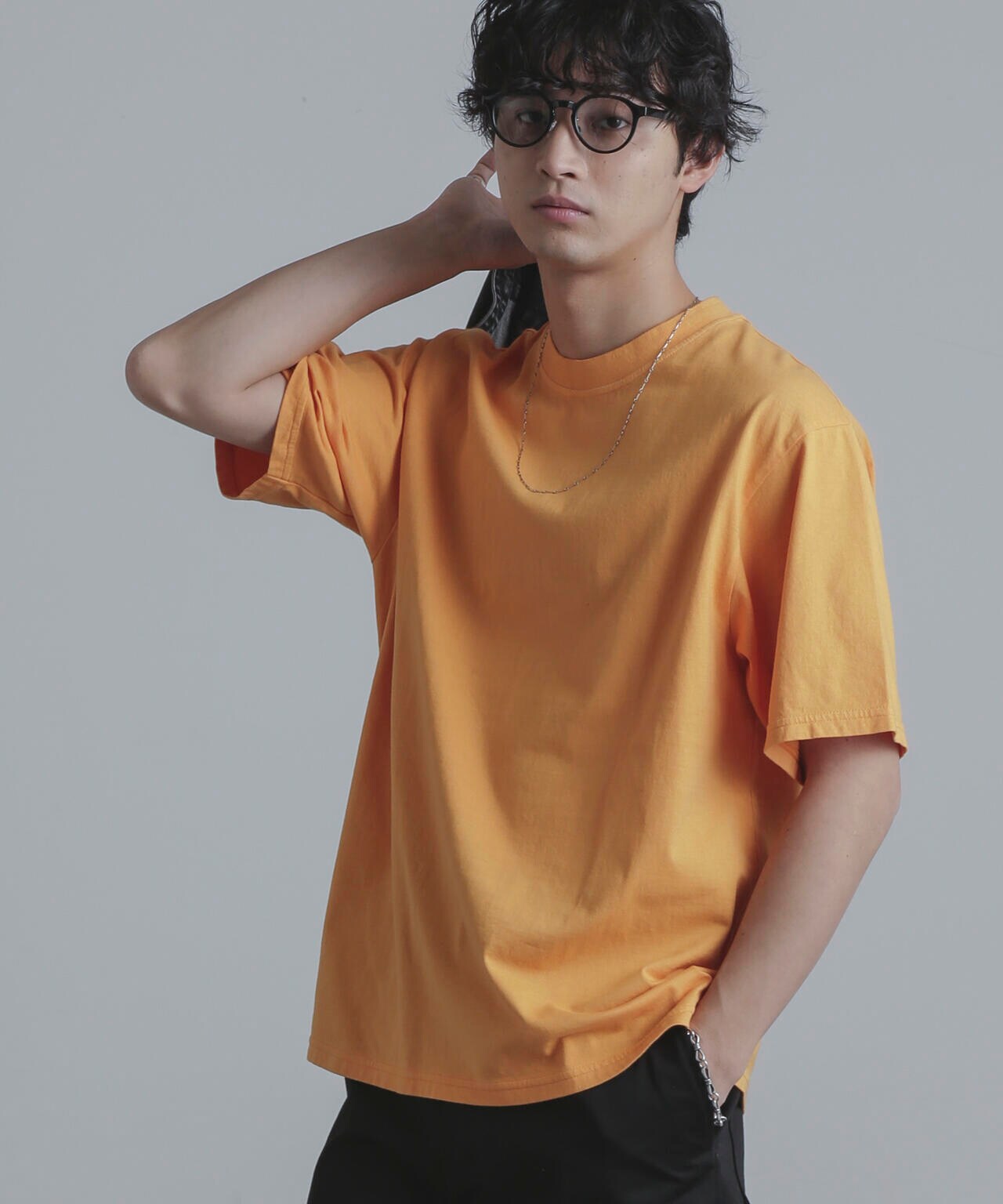 Yonetomi/別注 Yonetomi NEW BASIC T-SHIRT 6704124049