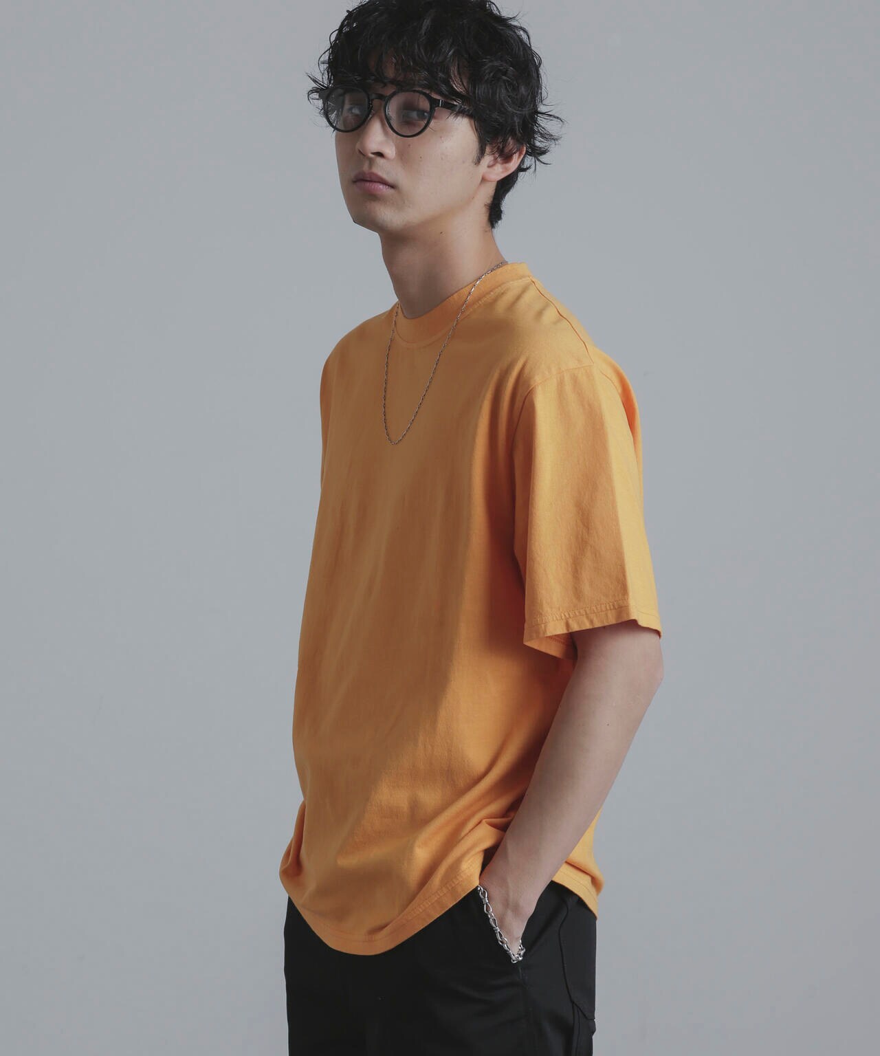 Yonetomi/別注 Yonetomi NEW BASIC T-SHIRT 6704124049