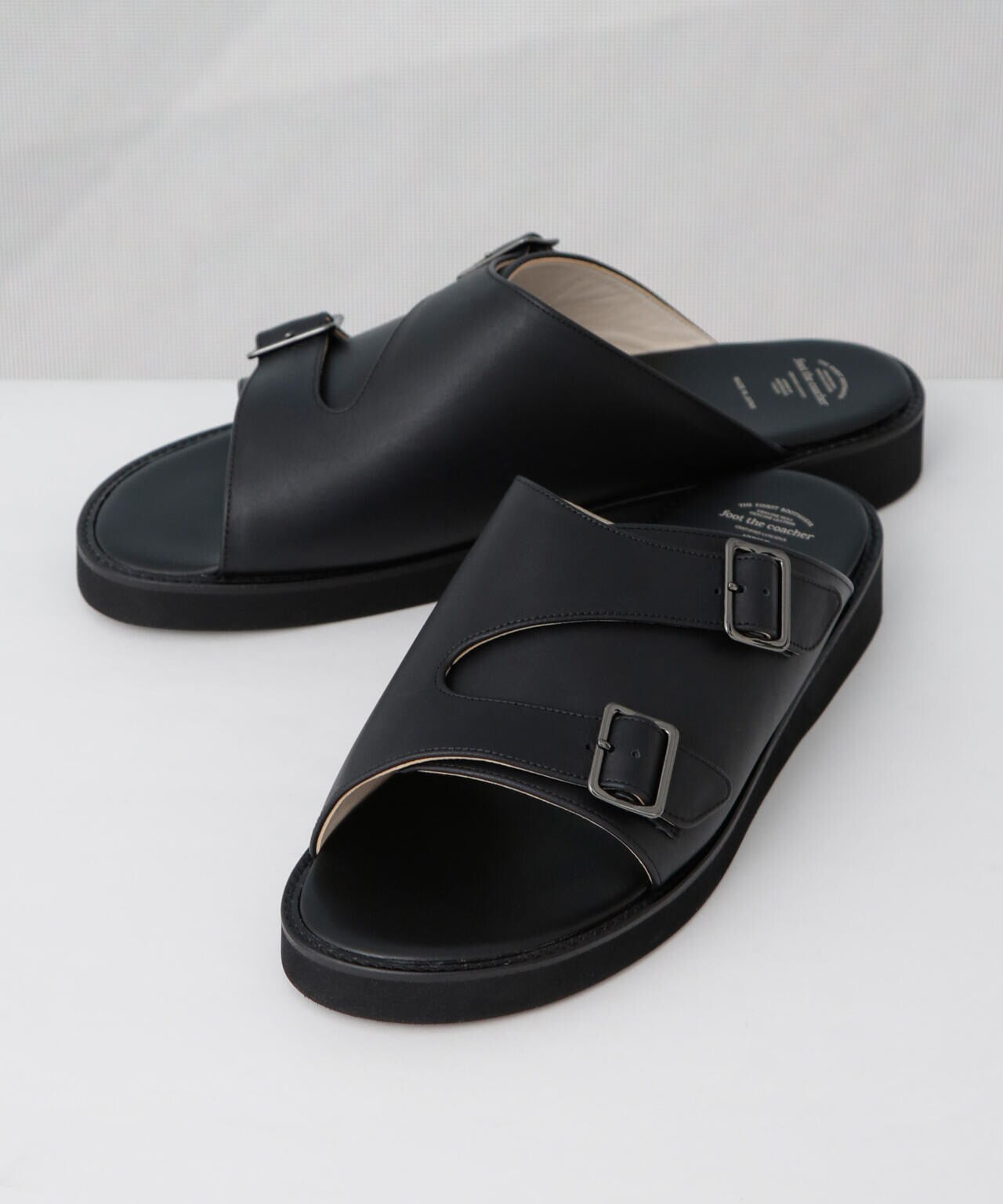 foot the coacher サンダル 8 1/2 ブラック foot the coacher - フットザコーチャー | 公式通販 - BRIEND