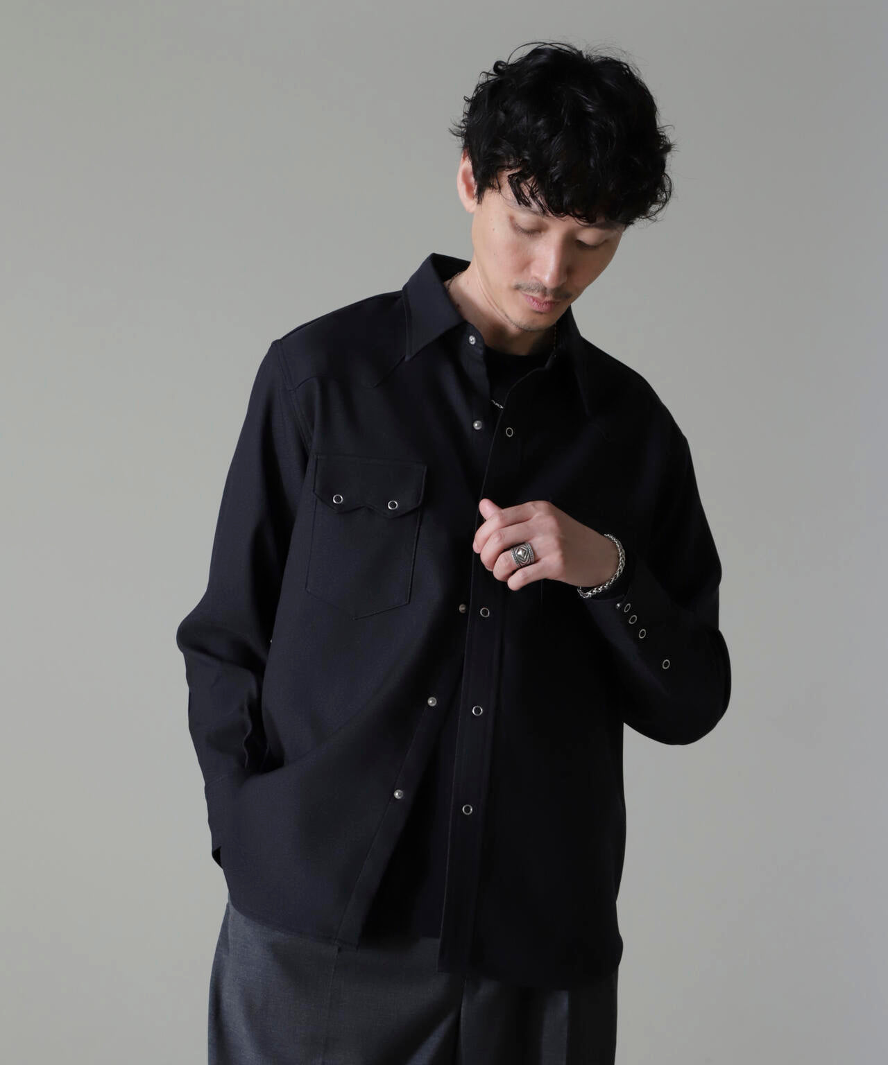 Wrangler/別注 Western Shirt 6704220054