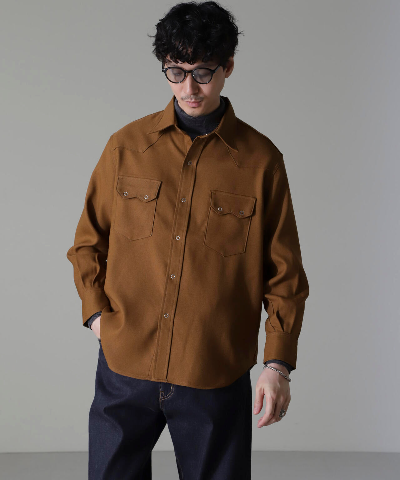 Wrangler/別注 Western Shirt 6704220054