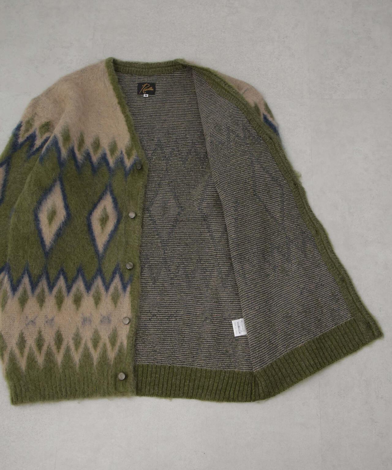 Needles/Mohair Cardigan - Diamond 6704222036