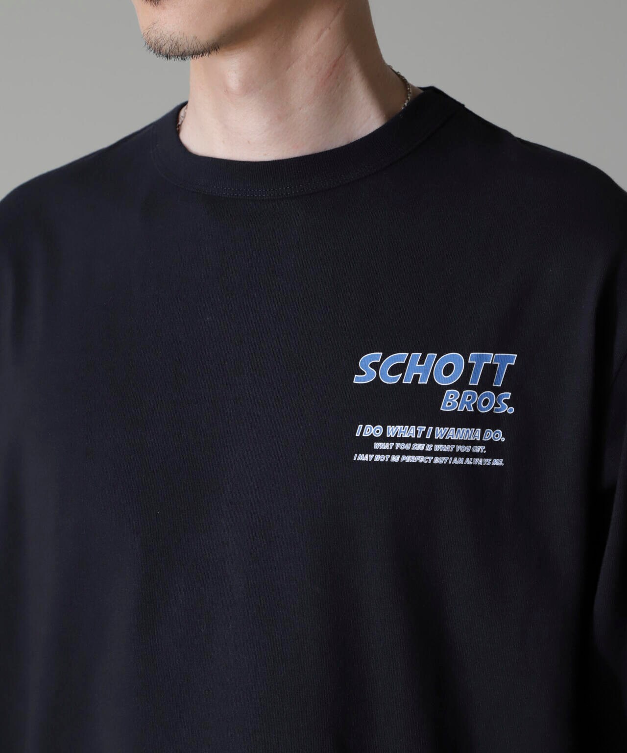 Schott/別注 "8 BALL PIN-UP" L/S TEE 6704223070