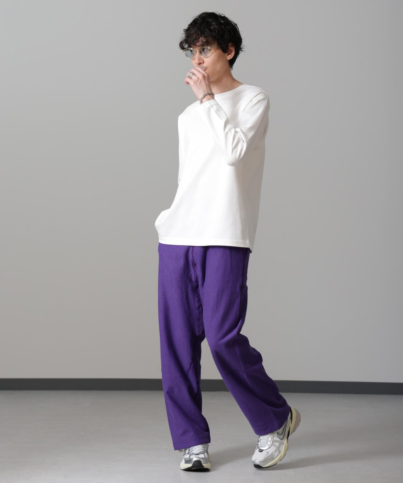 ULTERIOR/FADED SILKY TERRY RW SWEAT PT 6704227080