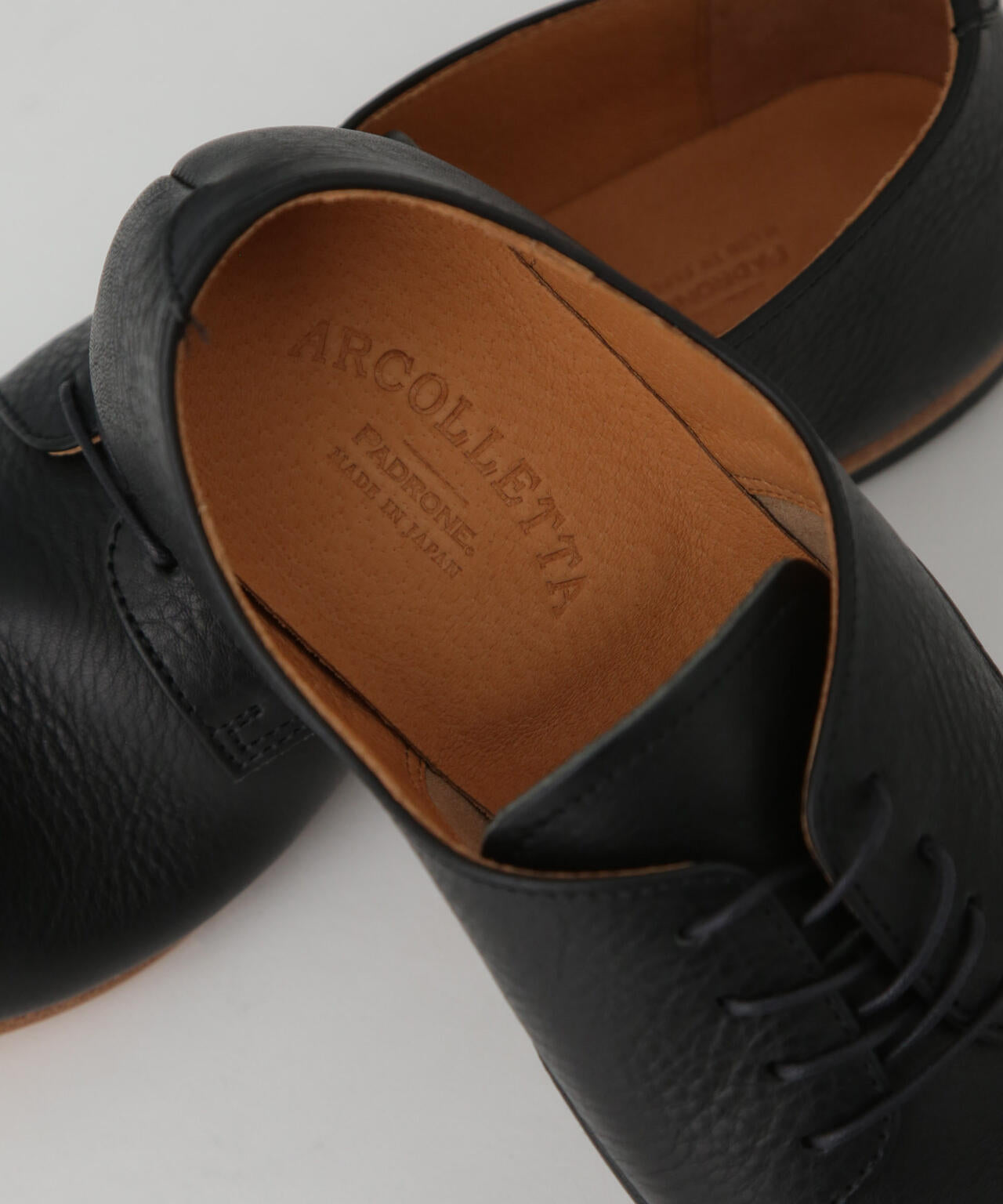 ARCOLLETTA PADRONE/別注 外羽根レザーダンスシューズ プレーントゥ 6704233039