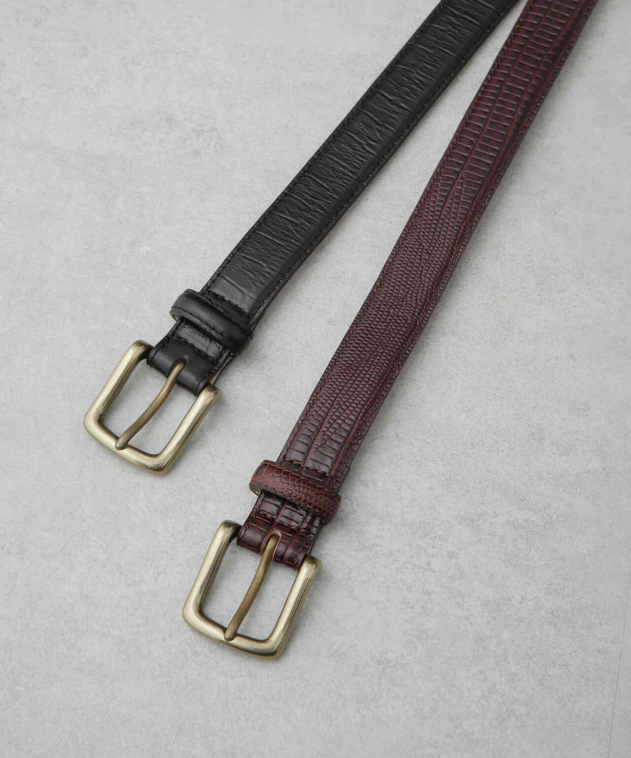 ITTI/別注 CROCO EMBOSS BELT 6704250004