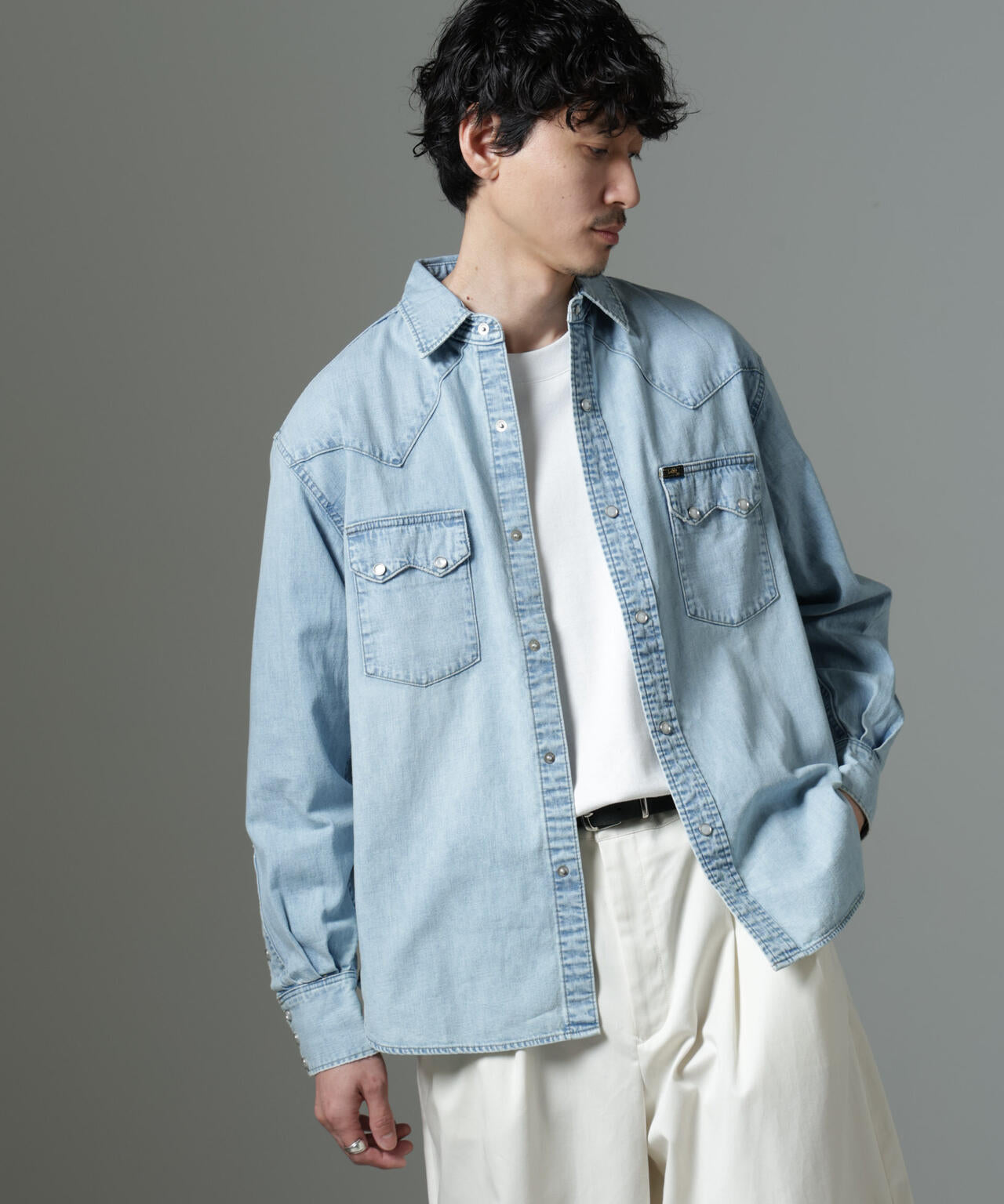 Lee/別注 Lee DENIM WESTERN SHIRT 6705120111