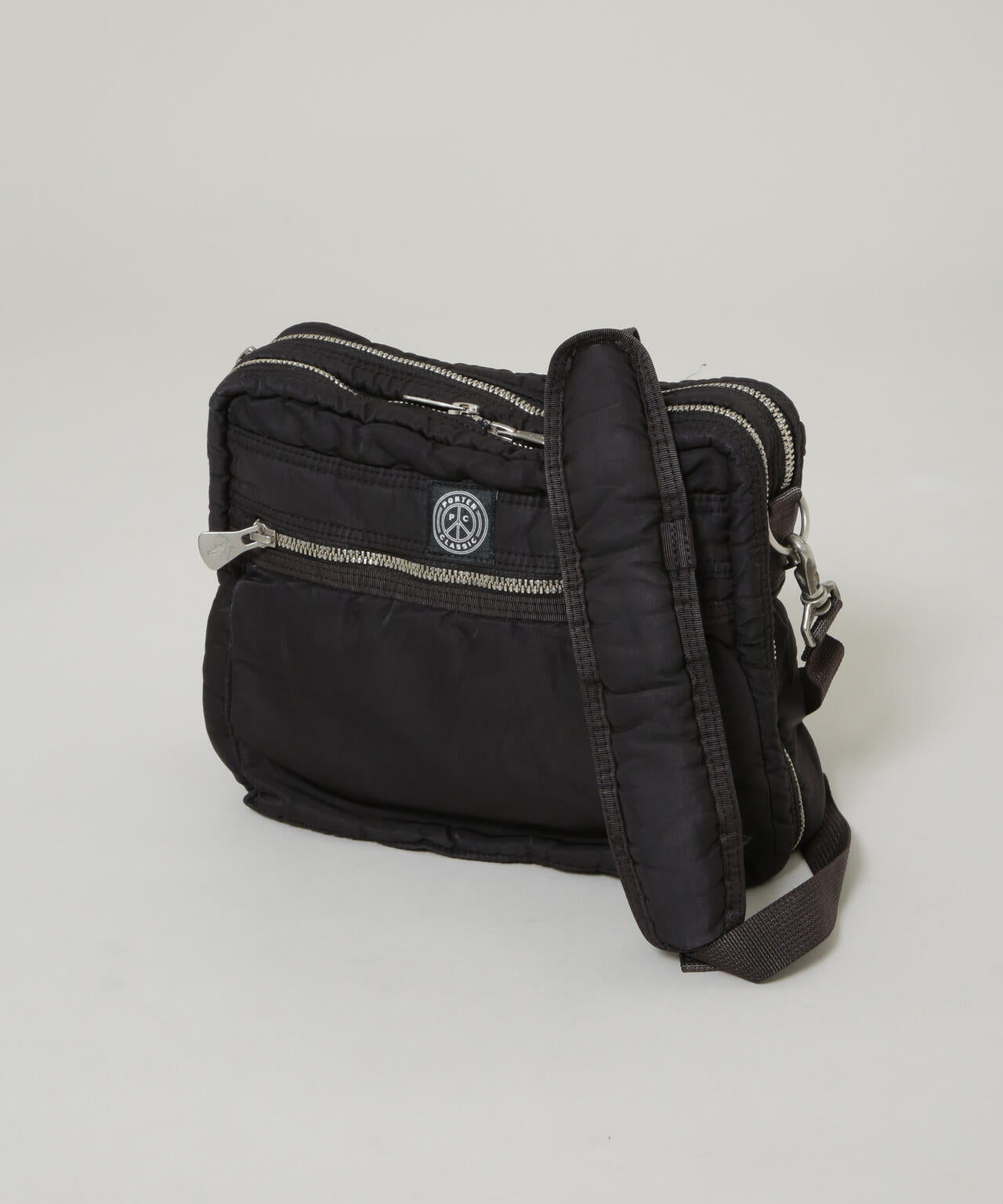 porter classic super nylon ショルダーS ブラック PORTER CLASSIC 正規品 ポータークラシック バッグ カジュアル