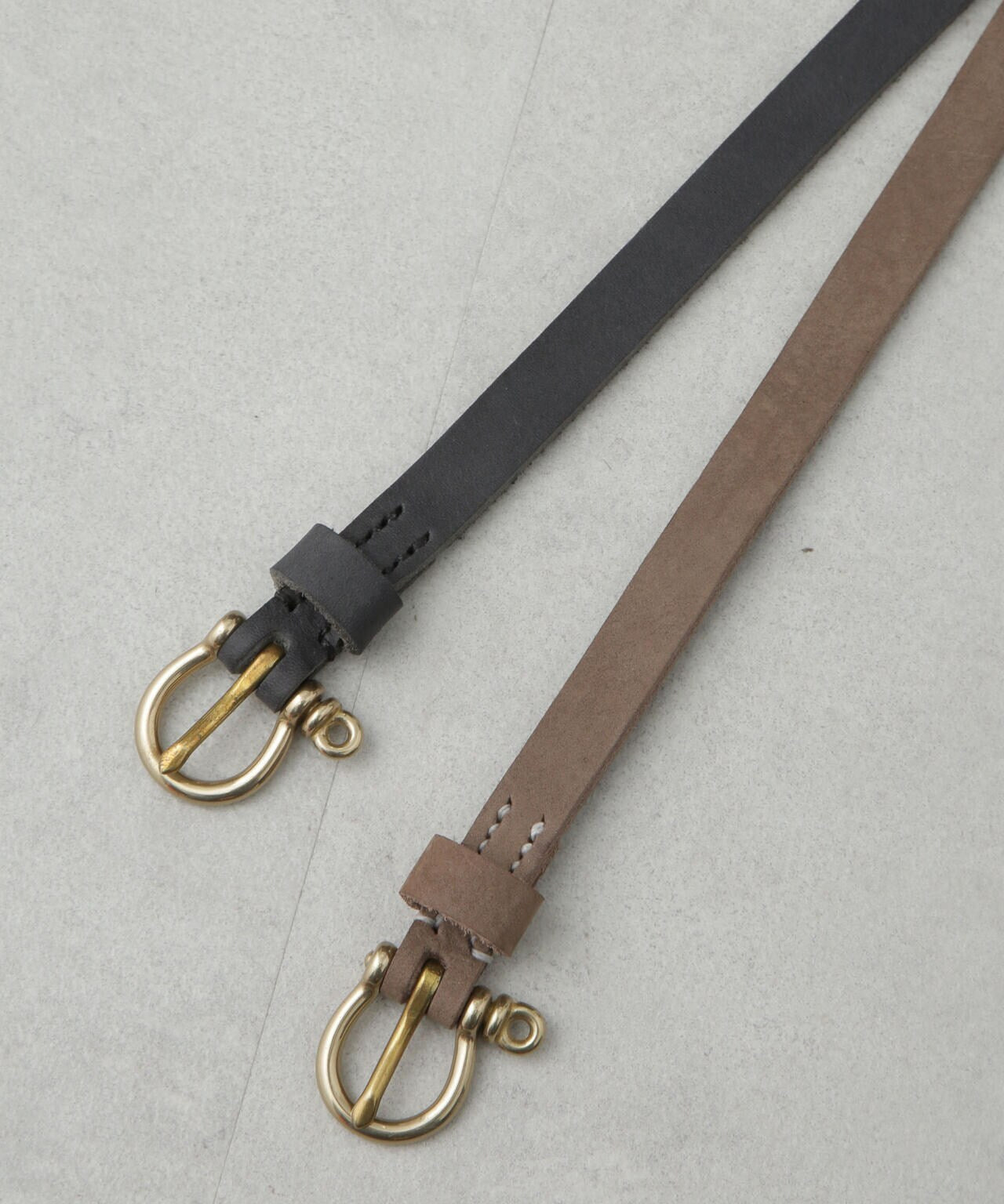 Martin Faizey/0.5 inch Shackle Belt_Nubuck 6705150007