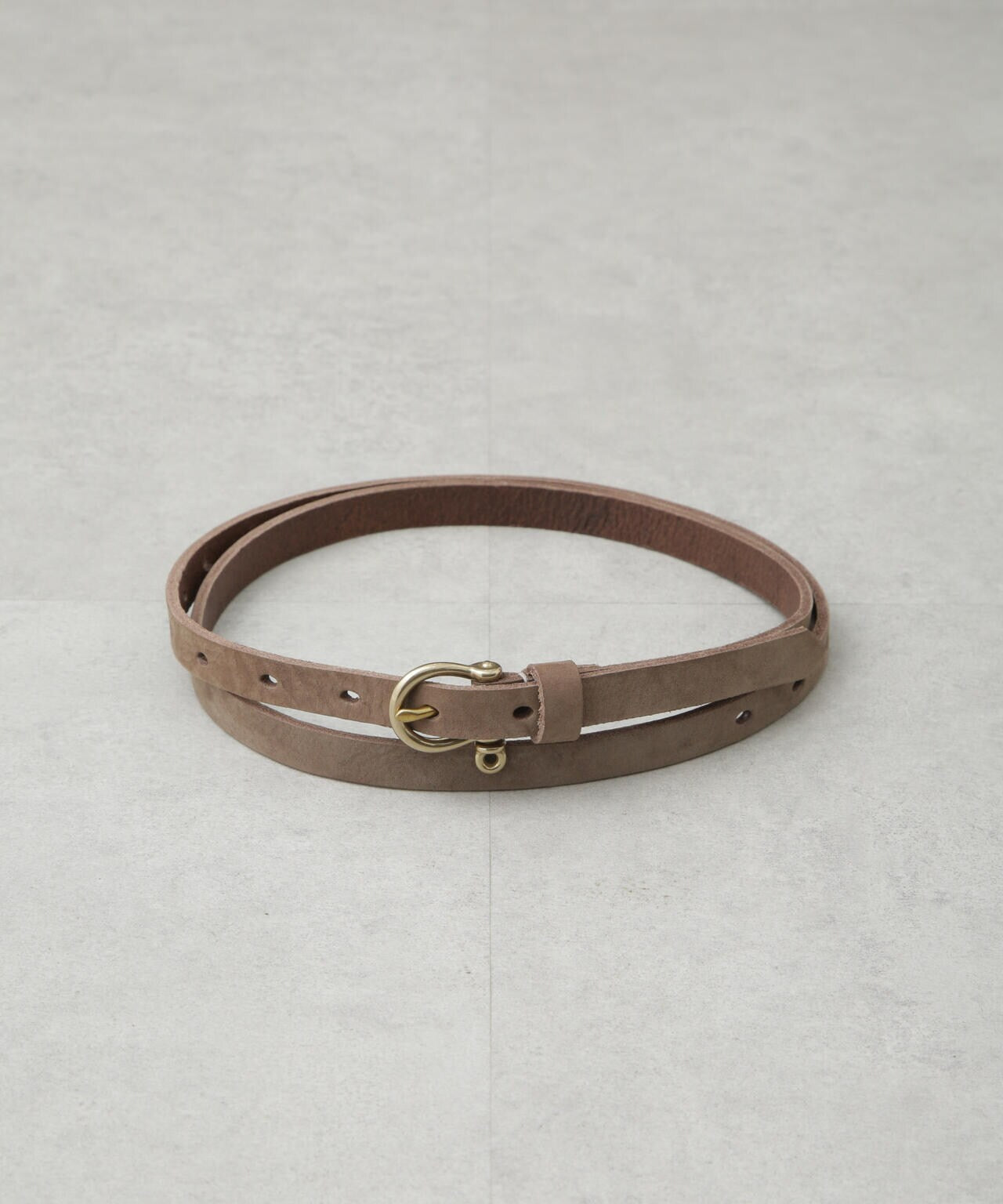 Martin Faizey/0.5 inch Shackle Belt_Nubuck 6705150007