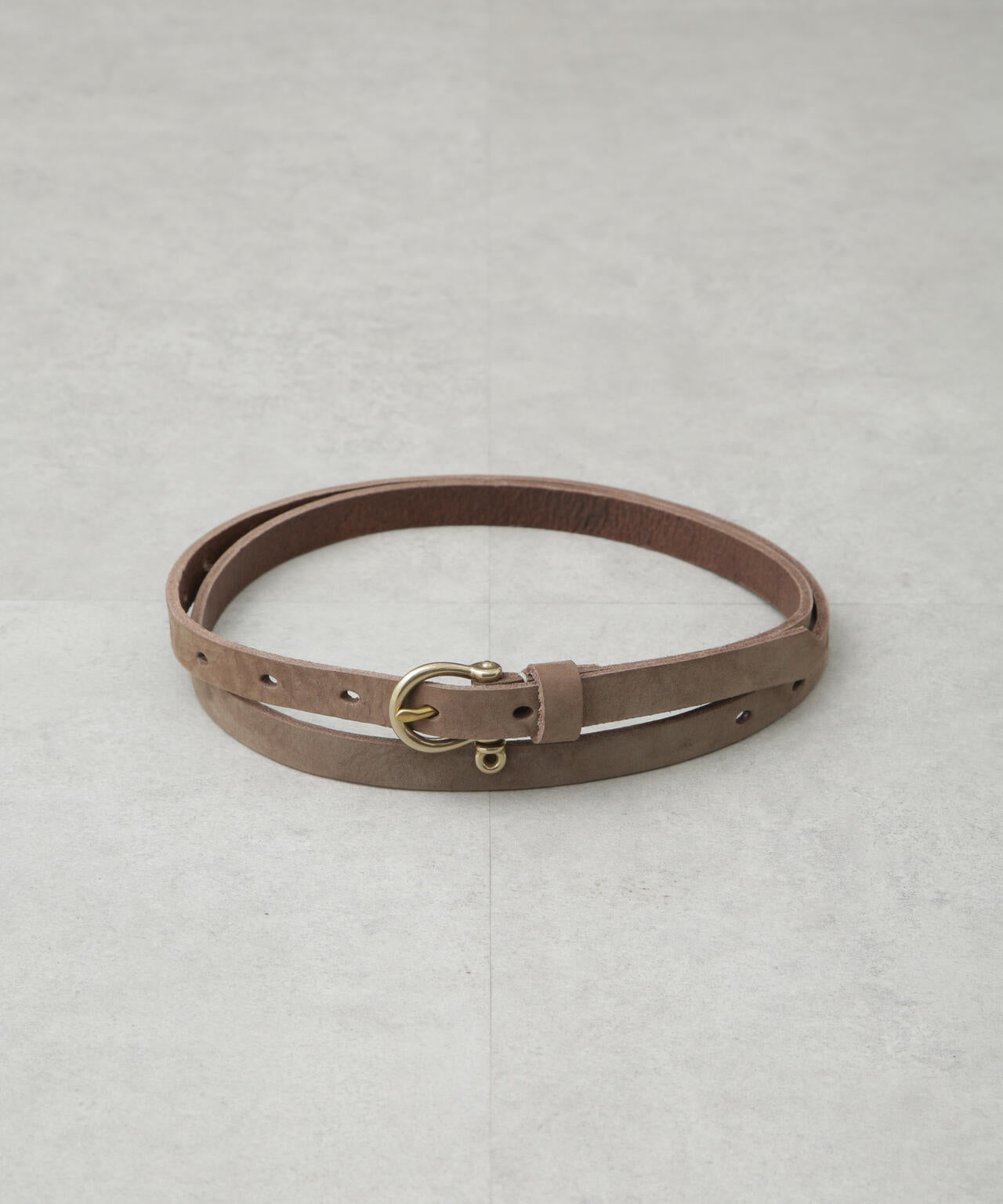 Martin Faizey/0.5 inch Shackle Belt_Nubuck 6705150007