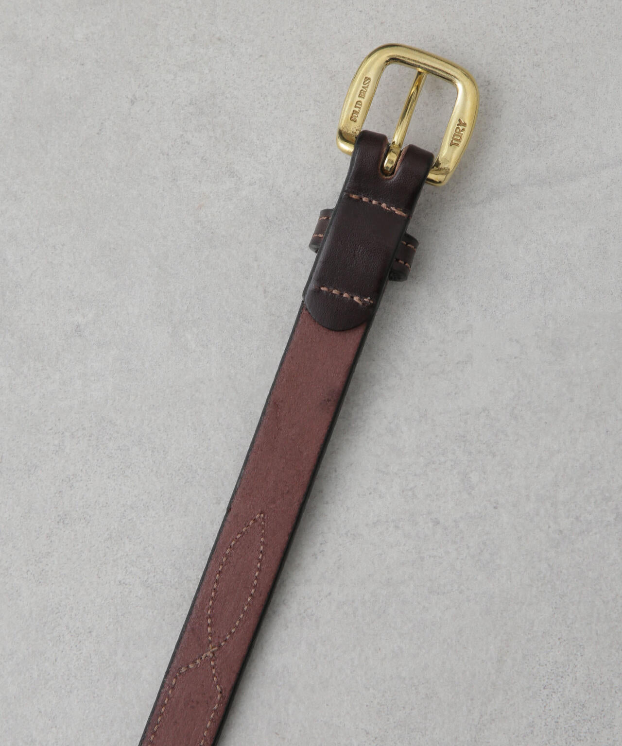 TORY LEATHER/3/4" Repeated Stitch Belt 6705150011