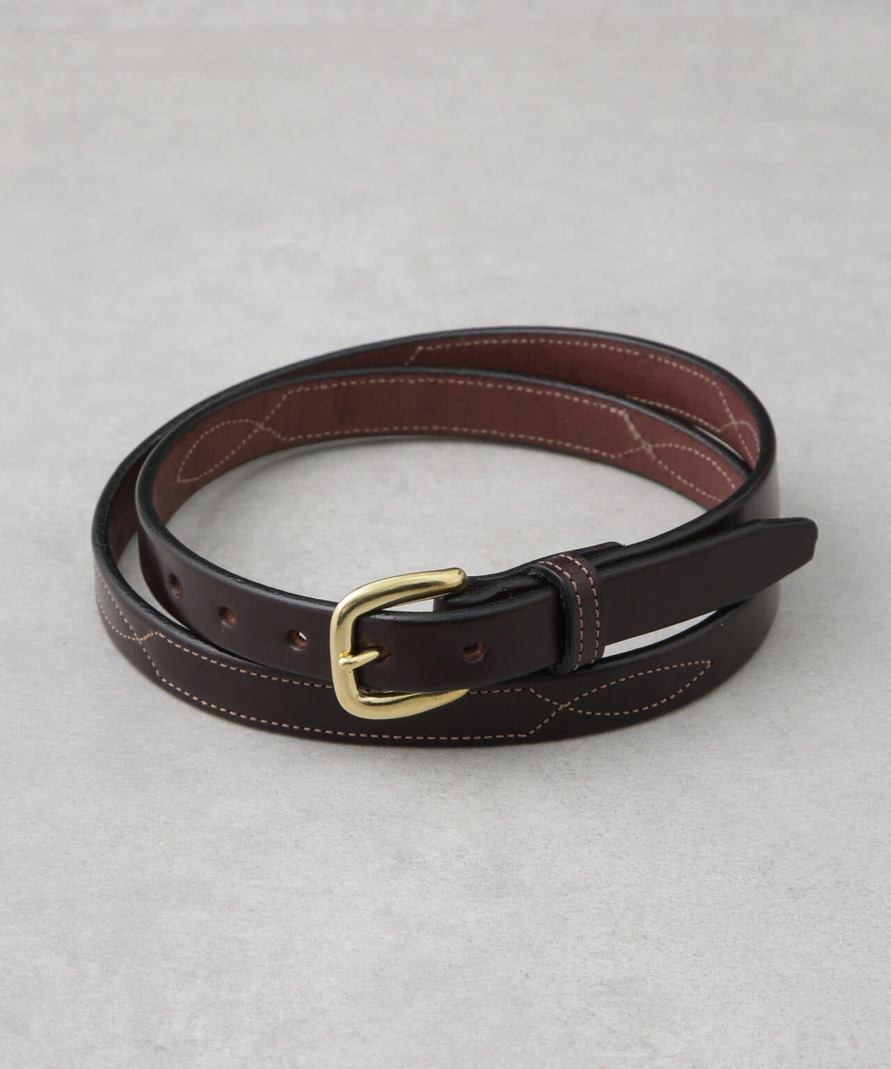 TORY LEATHER/3/4" Repeated Stitch Belt 6705150011