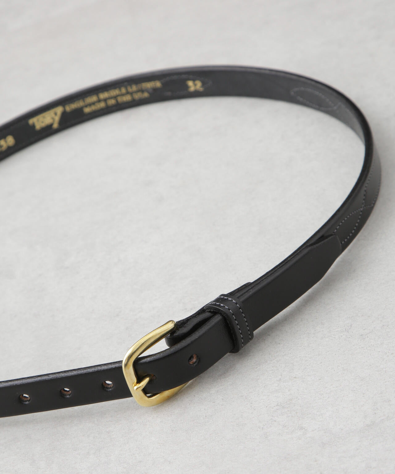 TORY LEATHER/3/4" Repeated Stitch Belt 6705150012