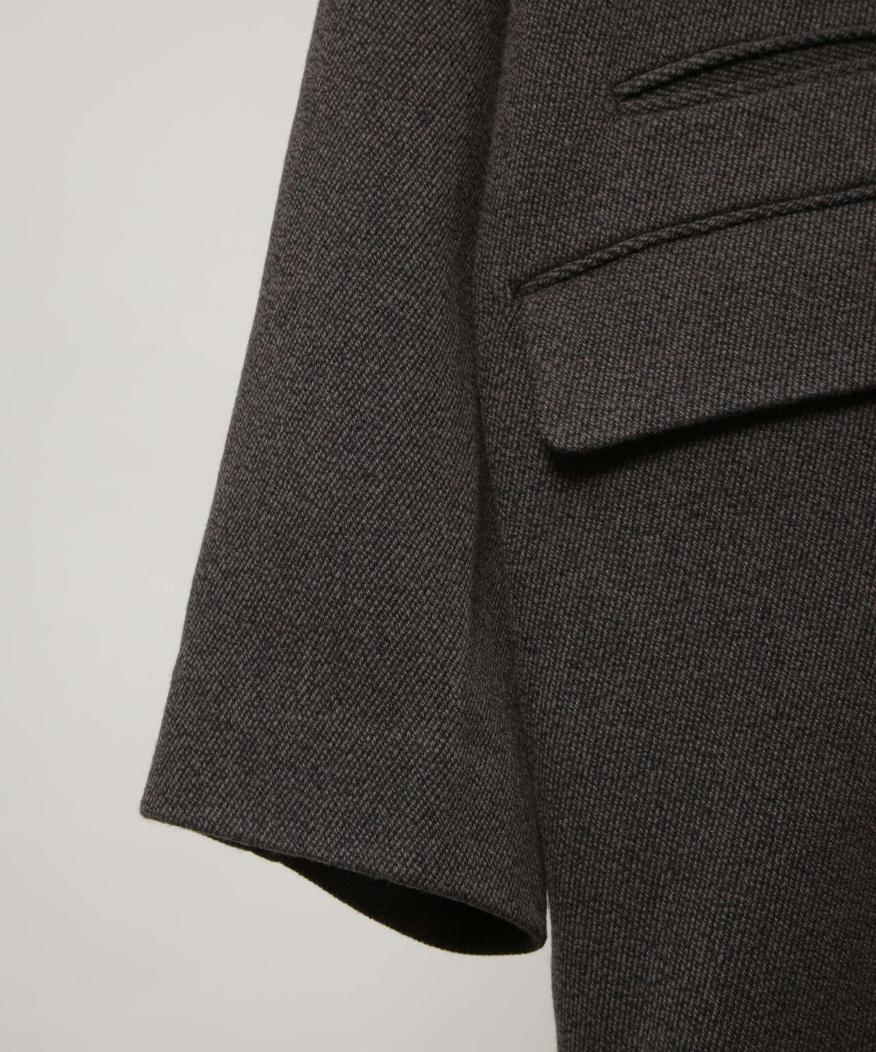 ULTERIOR/WOOL SILK KERSEY DB COAT 6705211042