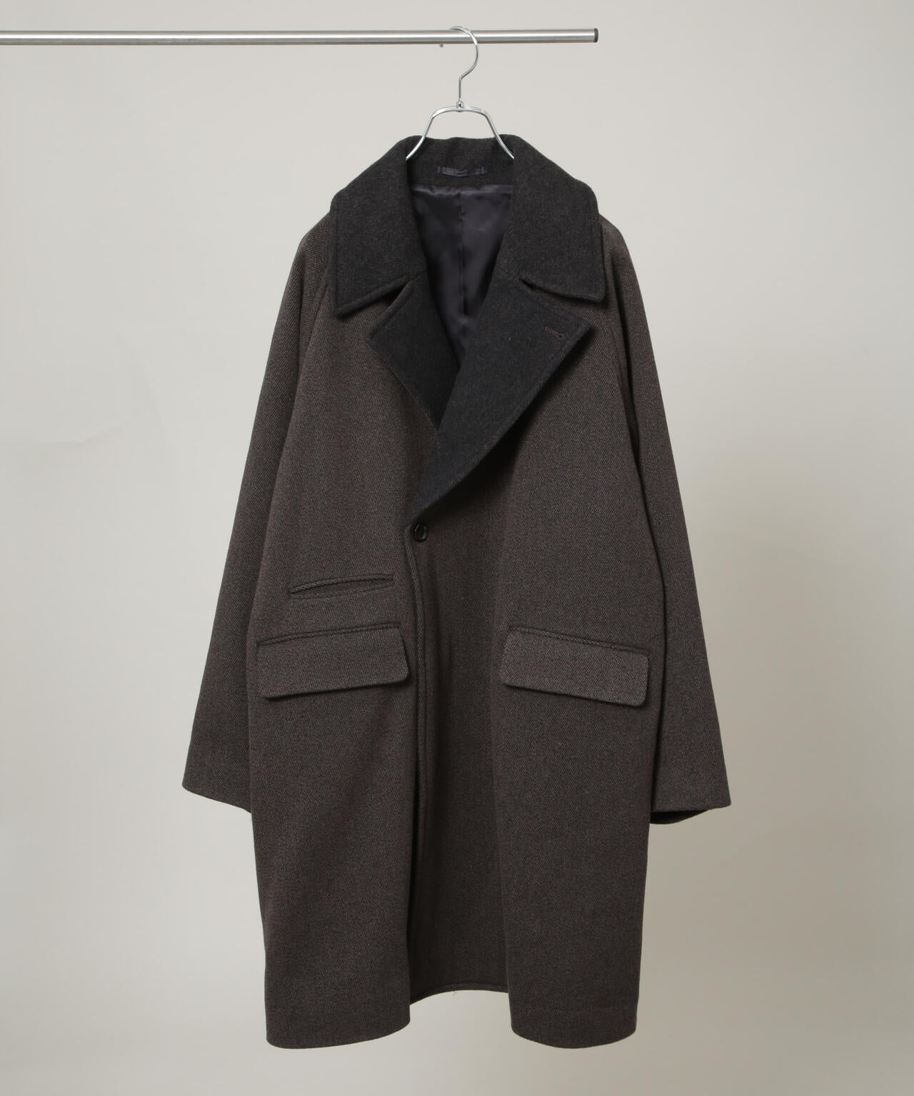 ULTERIOR/WOOL SILK KERSEY DB COAT 6705211042