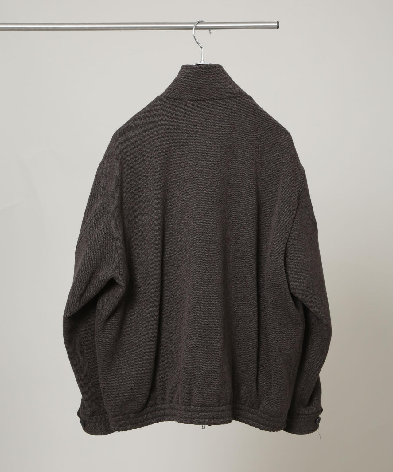 ULTERIOR/WOOL SILK KERSEY ZIP UP JKT 6705212071