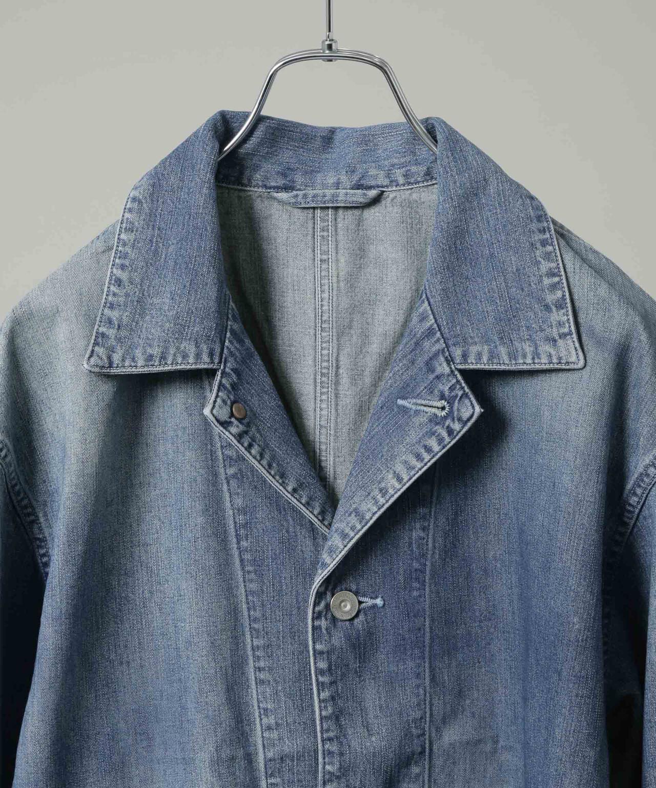 ULTERIOR/FADED LIGHT DENIM COVERALL(セットアップ可) 6705212073