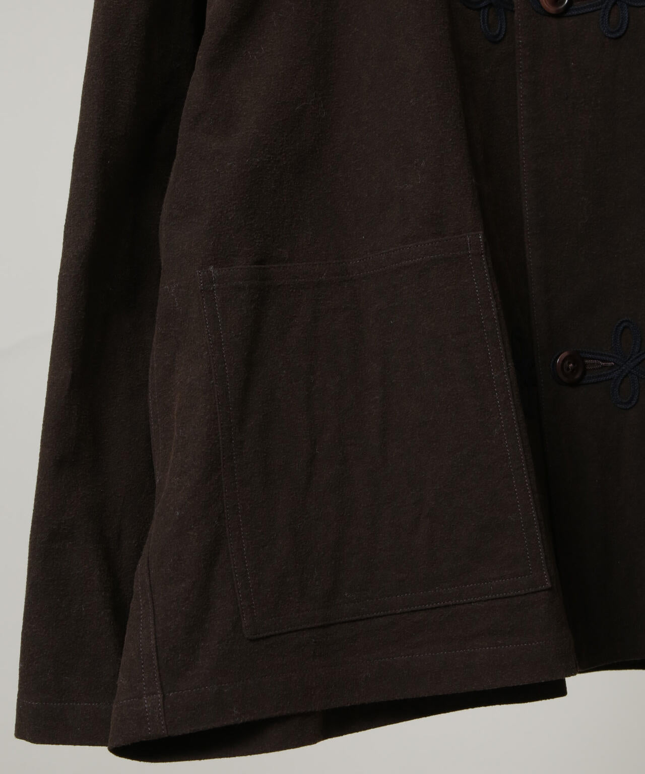 HAVERSACK/泥染風コットンフランネルスタンドカラーJAC(セットアップ可) 6705212087