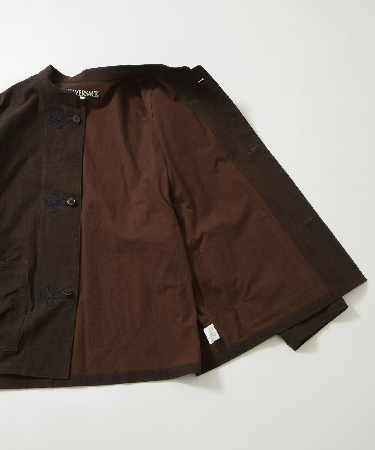 HAVERSACK/泥染風コットンフランネルスタンドカラーJAC(セットアップ可) 6705212087