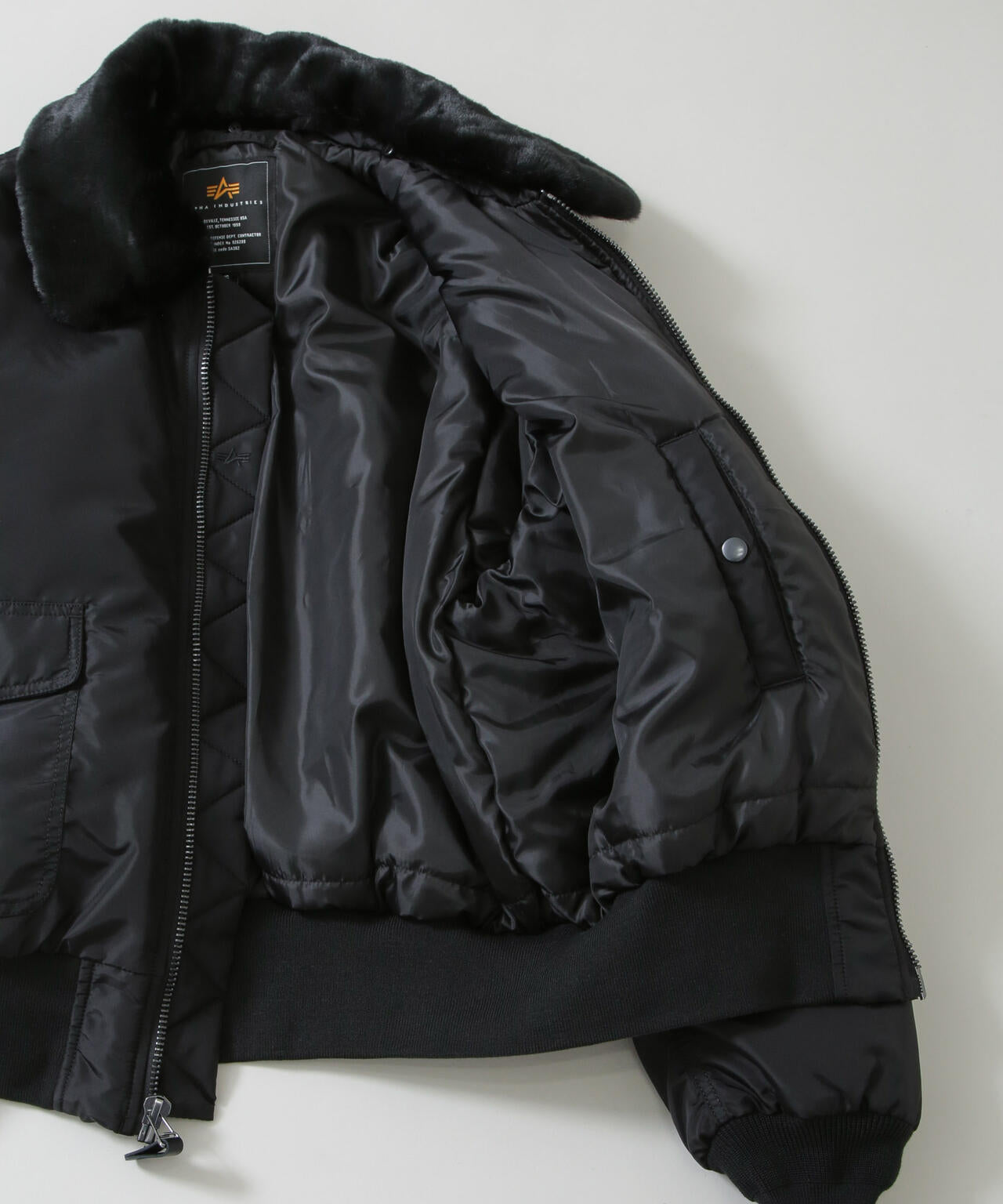 ALPHA INDUSTRIES/別注 ALPHA FLIGHT JACKET 6705212092